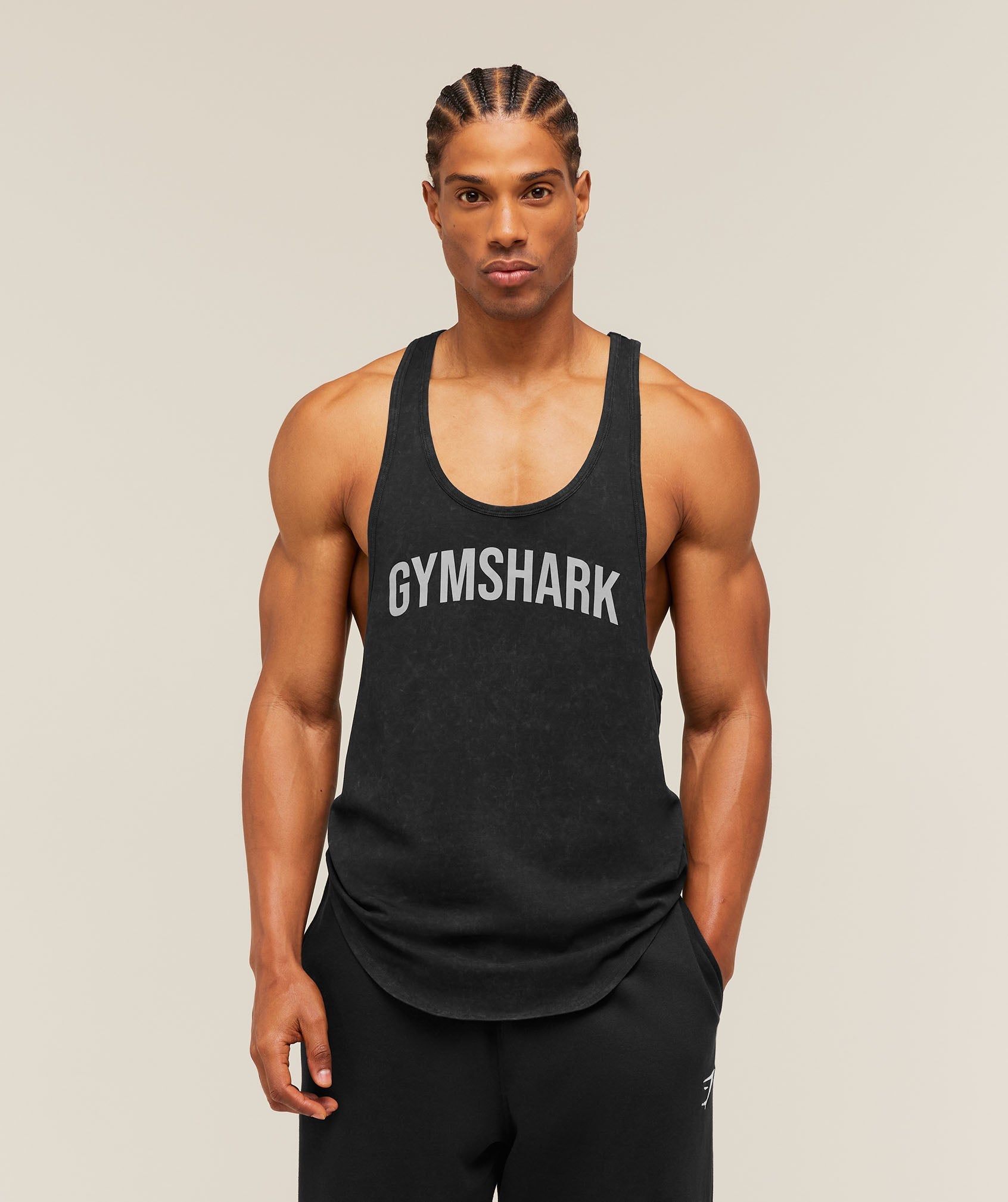 Gymshark x Frazetta Power Stringer 'Black'