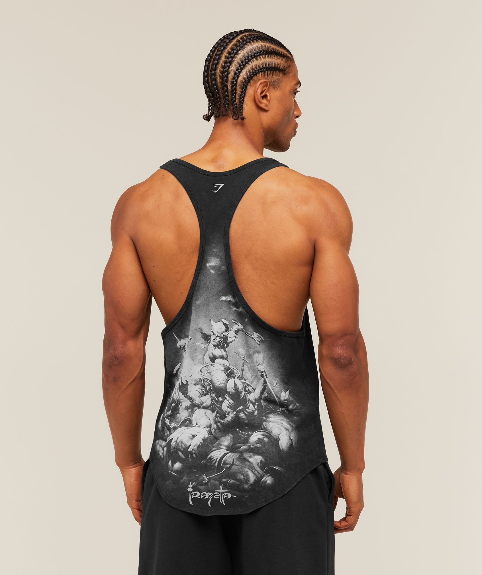 Gymshark x Frazetta Power Stringer 'Black'