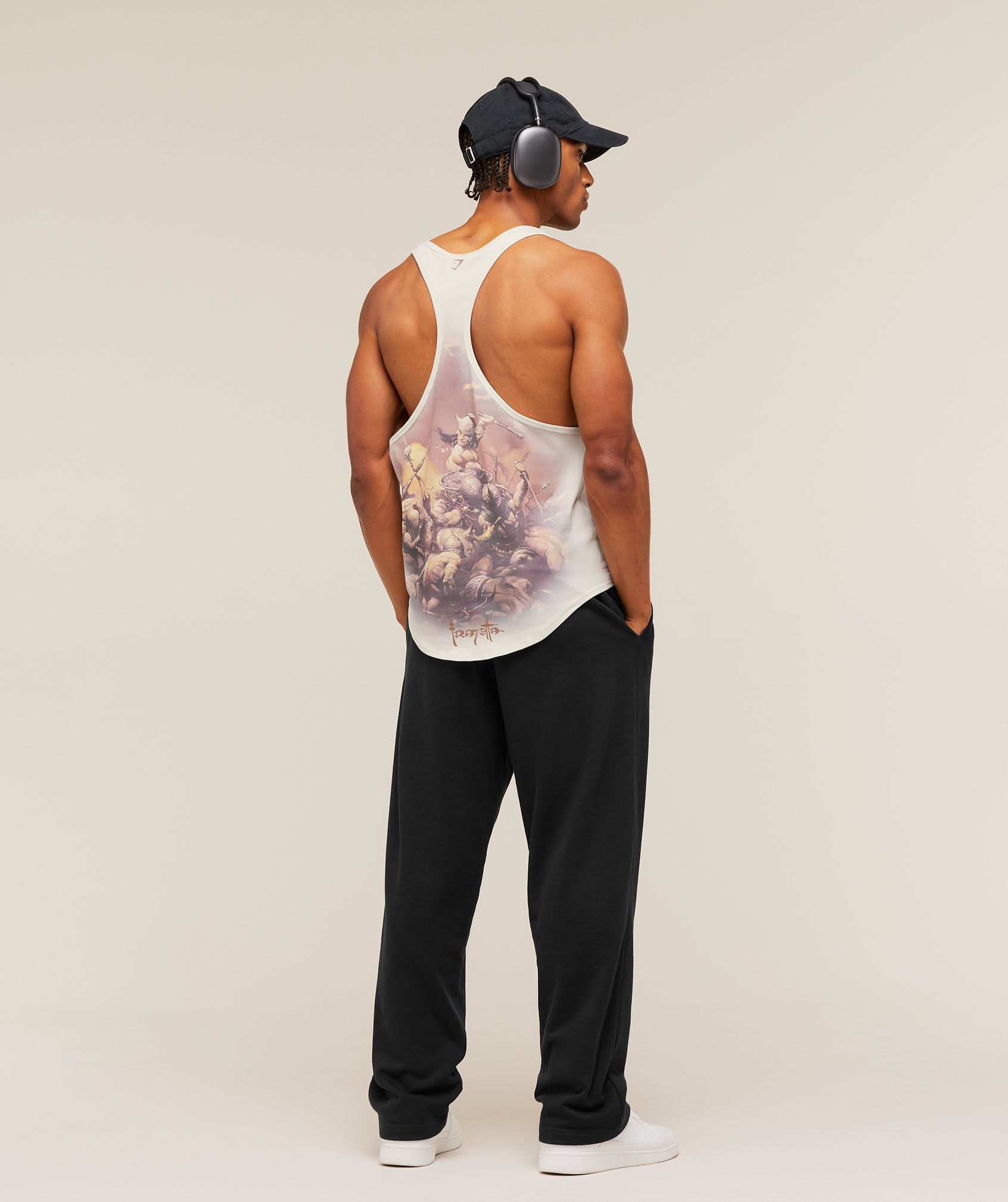 Gymshark x Frazetta Power Stringer 'Tinted White'