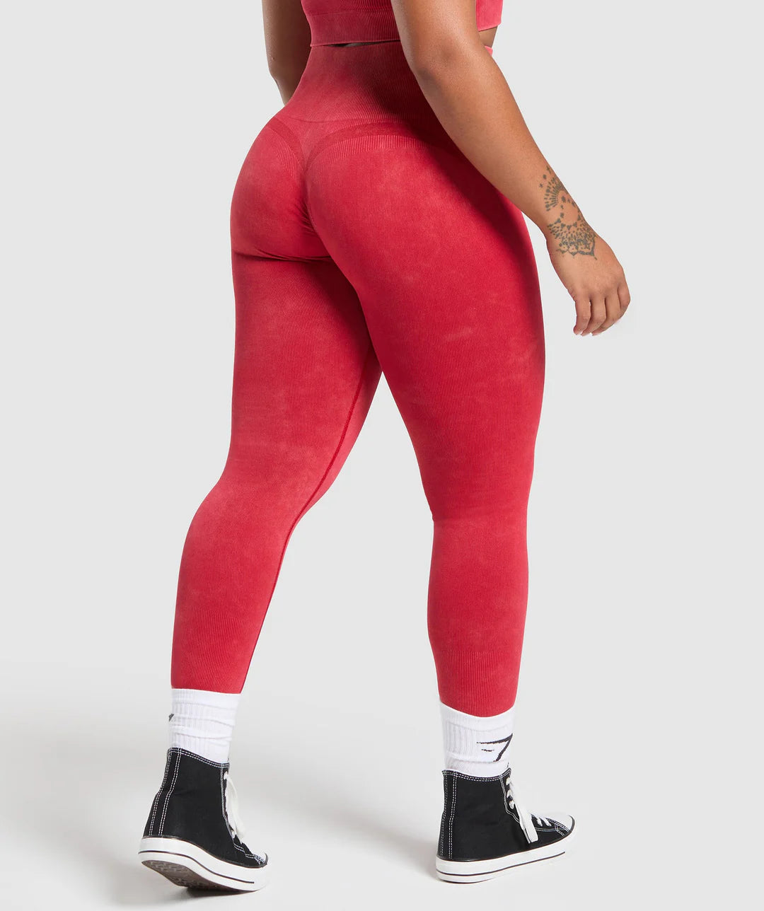 Gymshark Gains Seamless Leggings - Carmine Red