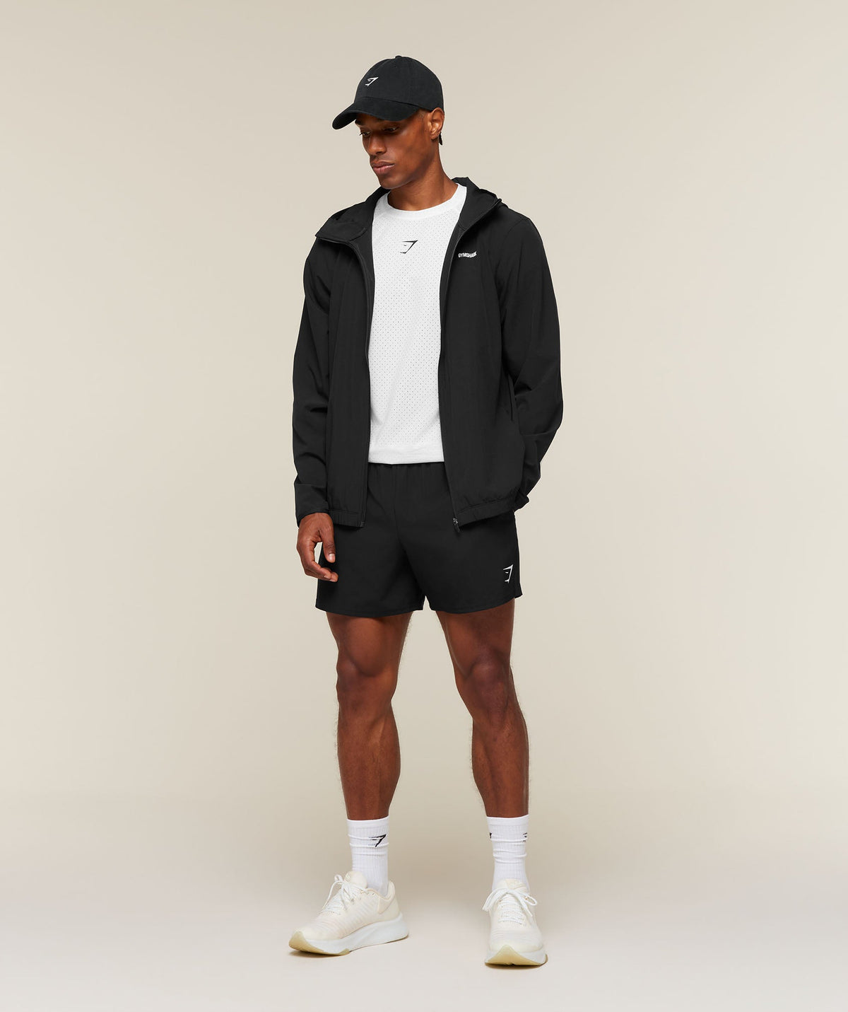 Gymshark Train Hooded Track Jacket 'Black'