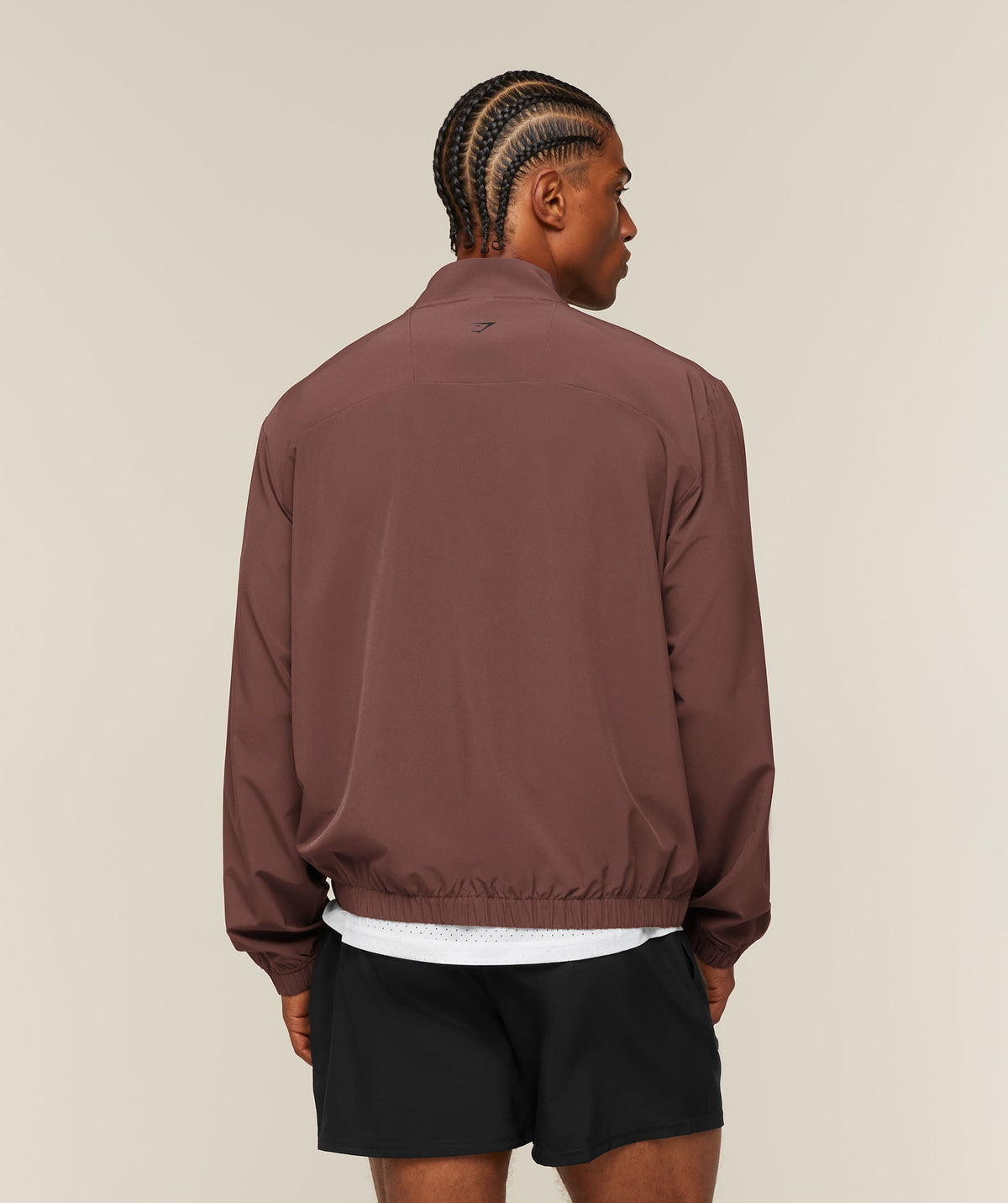 Gymshark Train Track Jacket 'Espresso Brown'