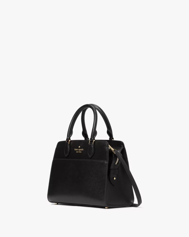 Kate Spade Madison Medium Satchel Bag 'Black'