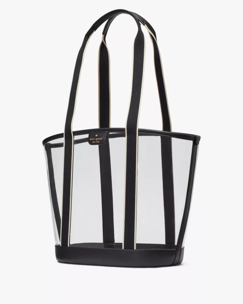 Kate Spade Clare See Through Tote 'Black Multi'