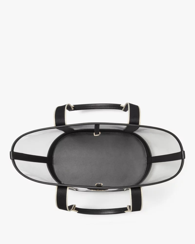 Kate Spade Clare See Through Tote 'Black Multi'