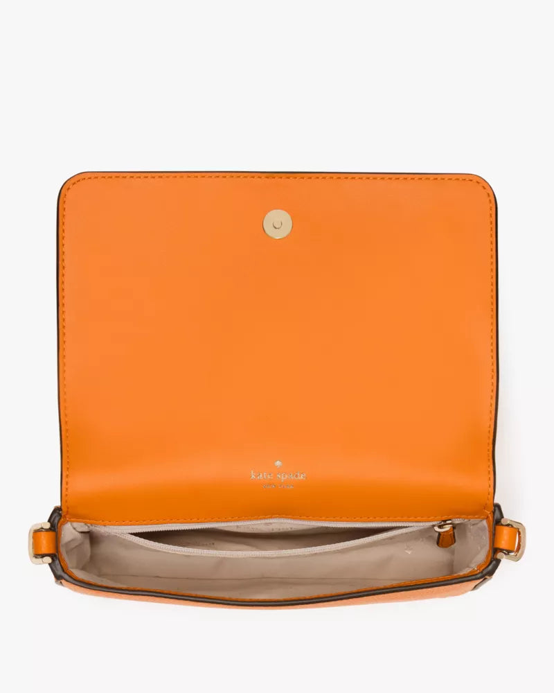 Kate Spade Lena Mini Crossbody 'Orange Zinnia'