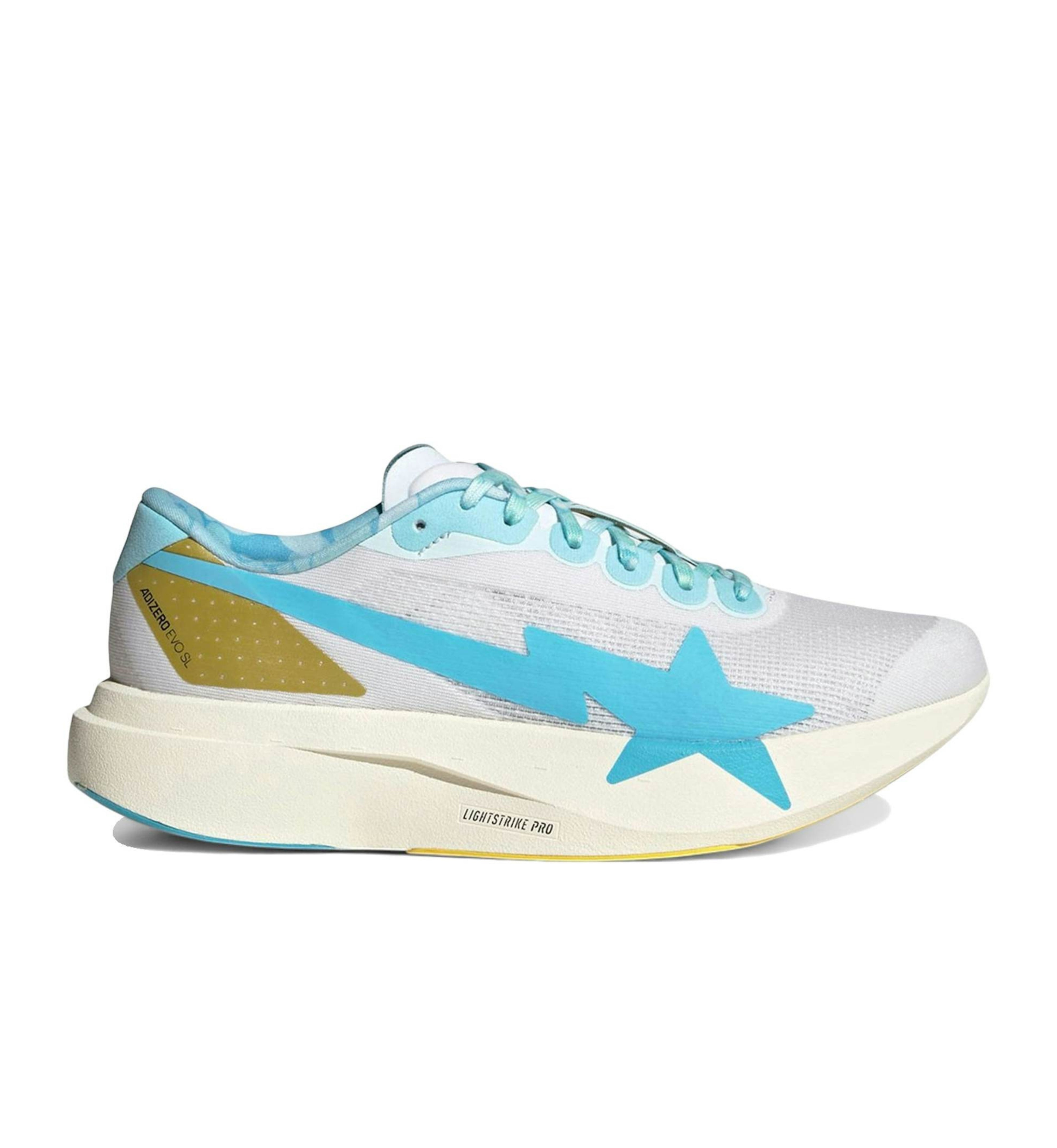 Adidas Adizero Evo SL x Bape 'Blue Pink Gold'