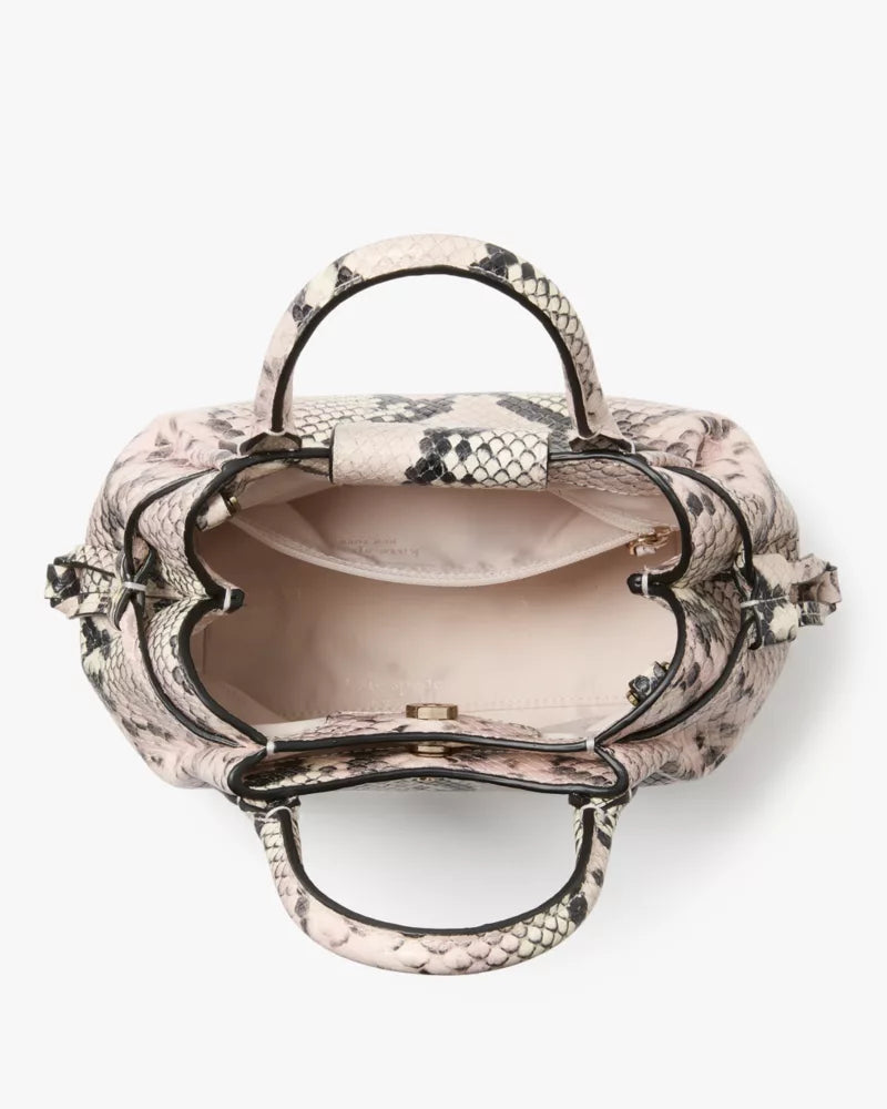 Kate Spade Dumpling Snake Embossed Mini 'Satchel Multi'