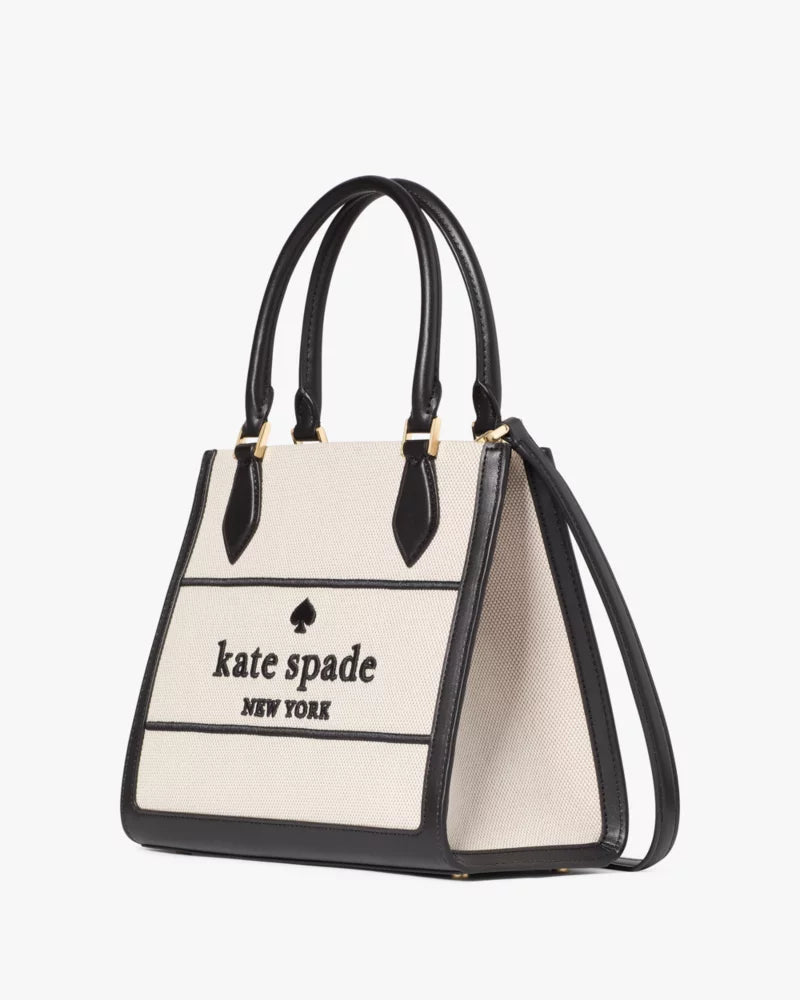 Kate Spade Ellie Canvas Small Tote 'Black Multi'