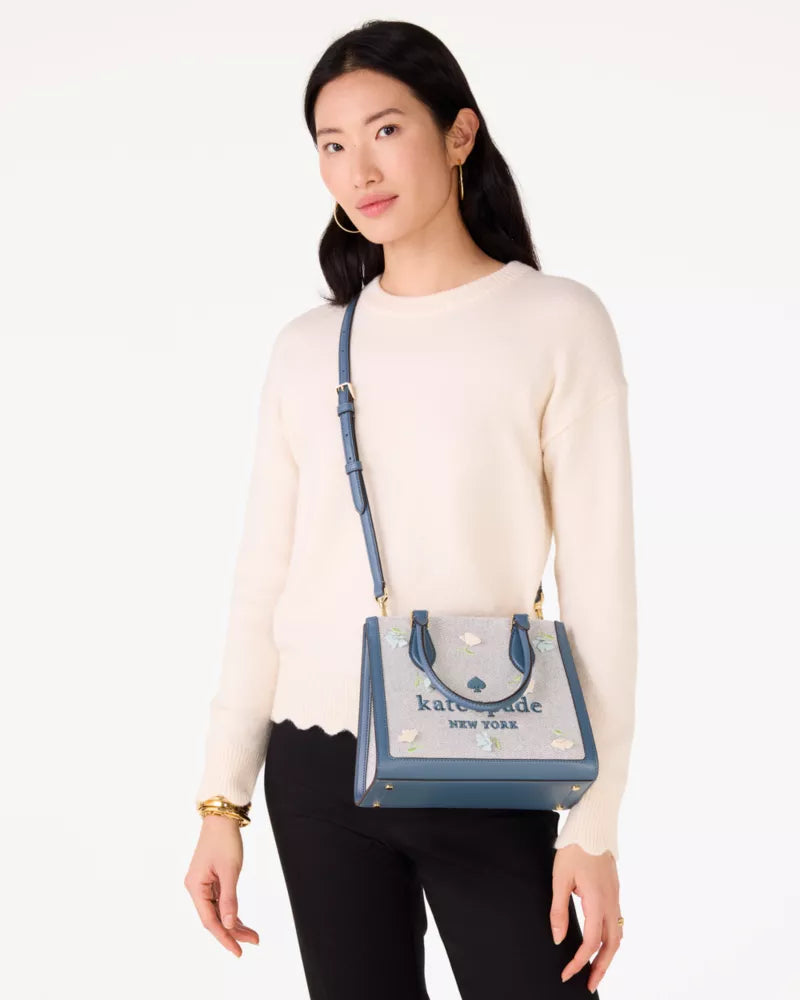Kate Spade Ellie Applique Small Tote 'Blue Multicolor'