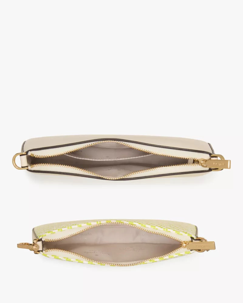 Kate Spade Duet Straw Crossbody 'Lime Slushy Multi'