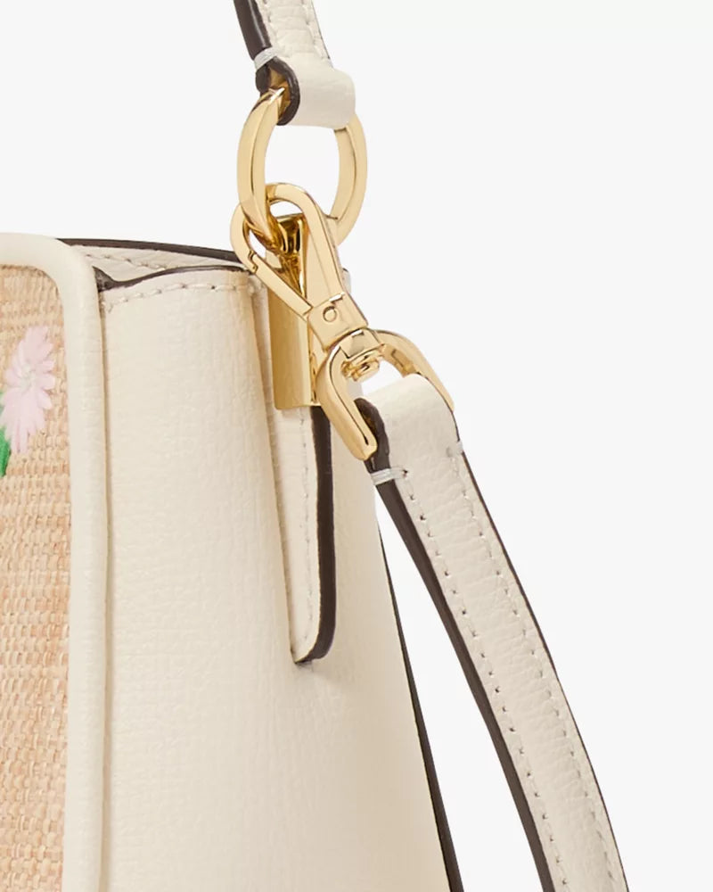 Kate Spade Phoebe Straw Small Top Handle Bag 'Natural Multi'