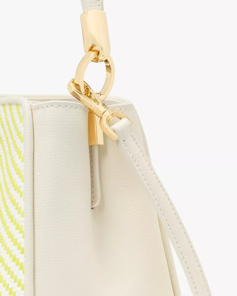 Kate Spade Phoebe Straw Small Top Handle Bag 'Lime Slushy Multi'