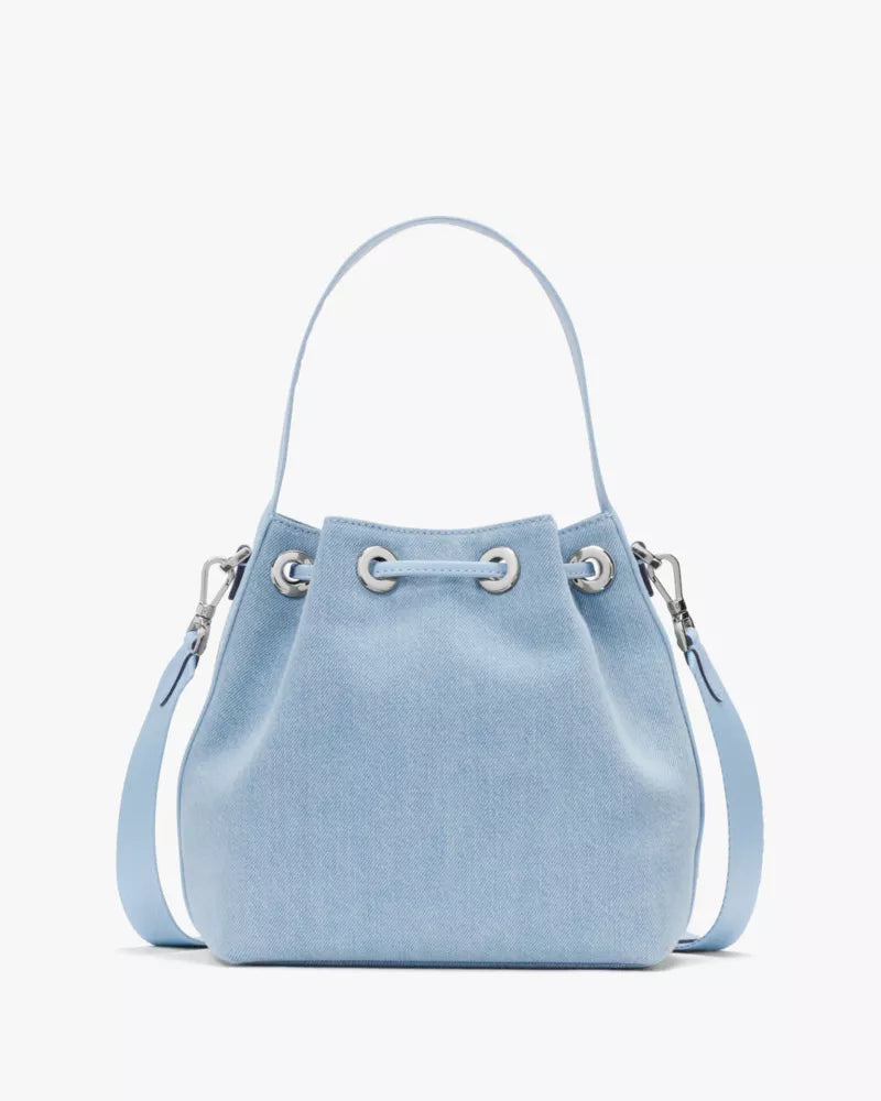 Kate Spade Kip Denim Bucket Bag 'Blue Multicolor'