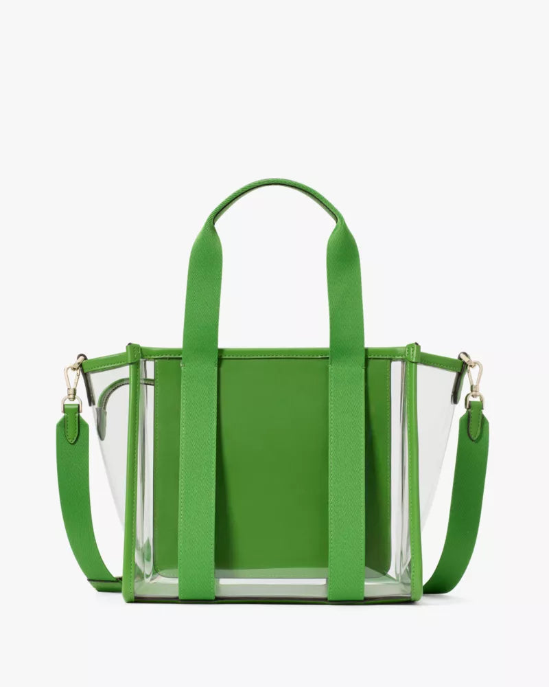 Kate Spade Kip Clear Small Tote Ks Green