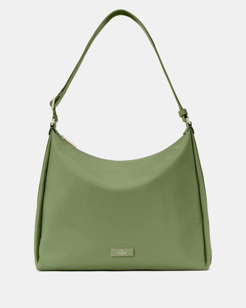 KateSpade Carter Nylon Large Convertible Crossbody Cedar Stand