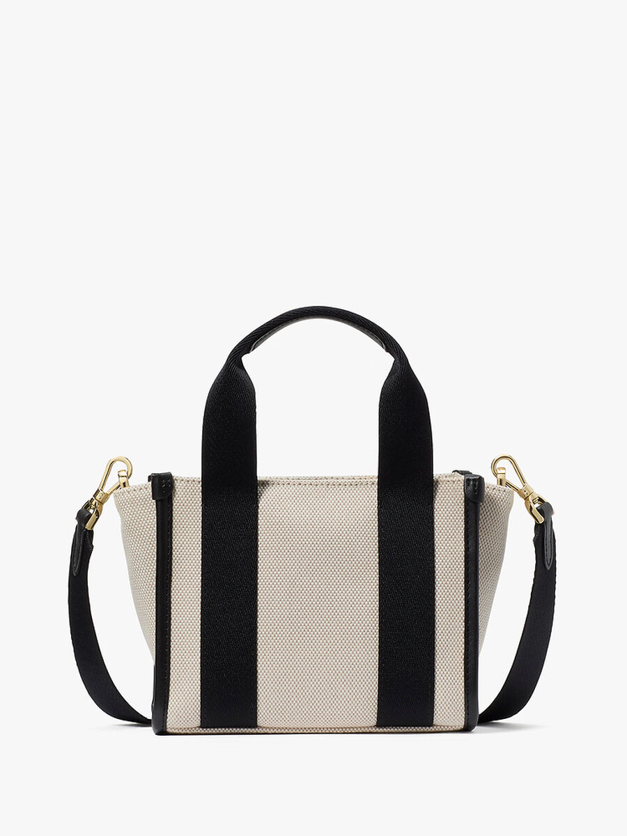 Kate Spade Kip Canvas Mini Tote 'Natural Multi'