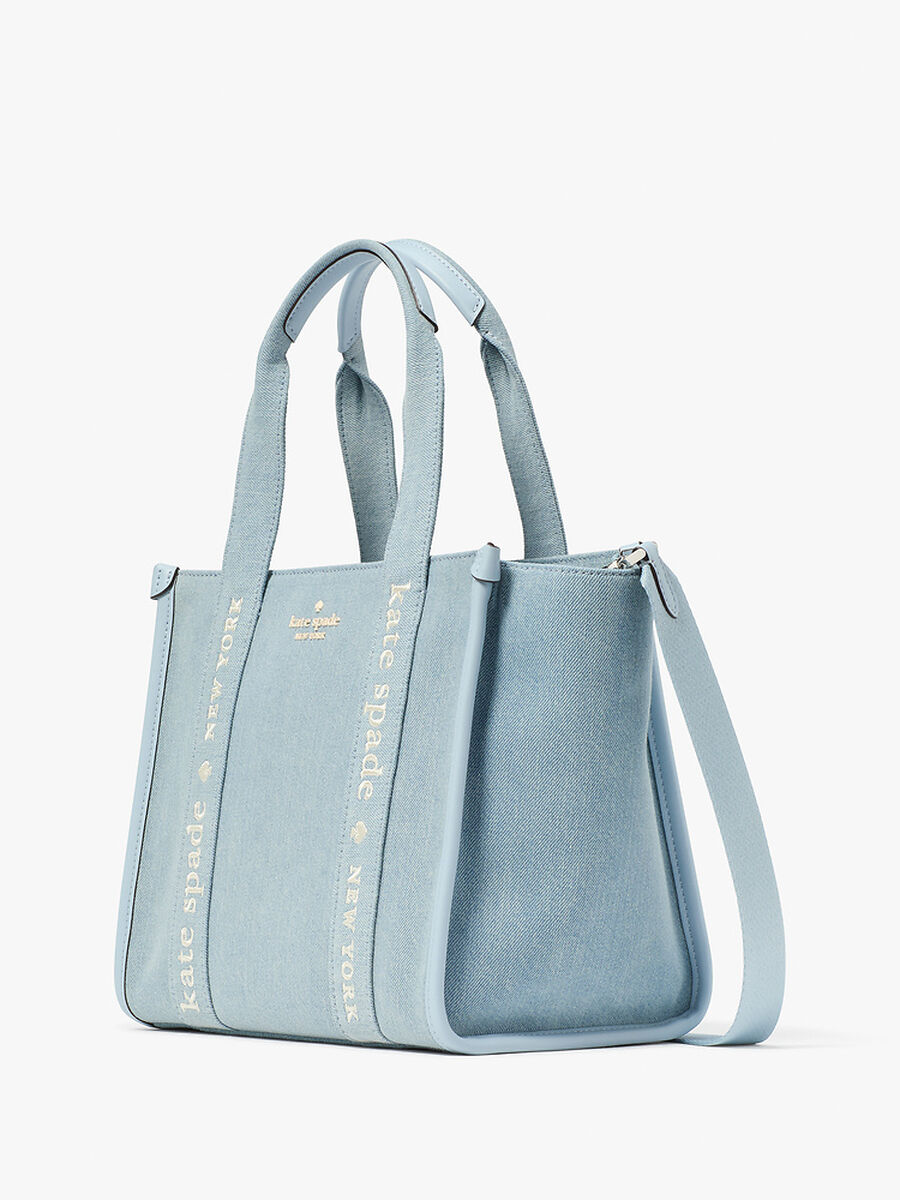 Kate Spade Kip Denim Mini Tote 'Blue Multicolor'