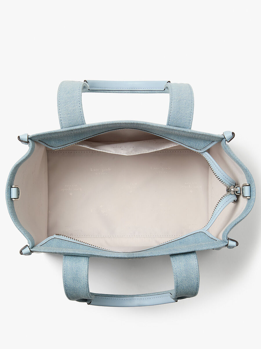 Kate Spade Kip Denim Mini Tote 'Blue Multicolor'