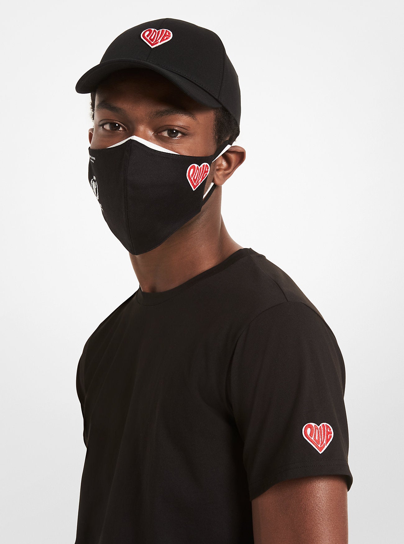 Watch Hunger Stop LOVE Organic Cotton Baseball Hat BLACK