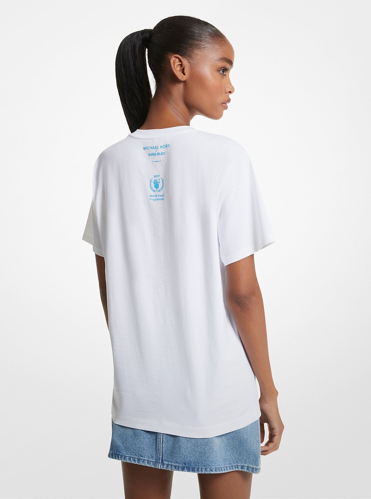 Watch Hunger Stop Organic Cotton Unisex T-Shirt WHITE