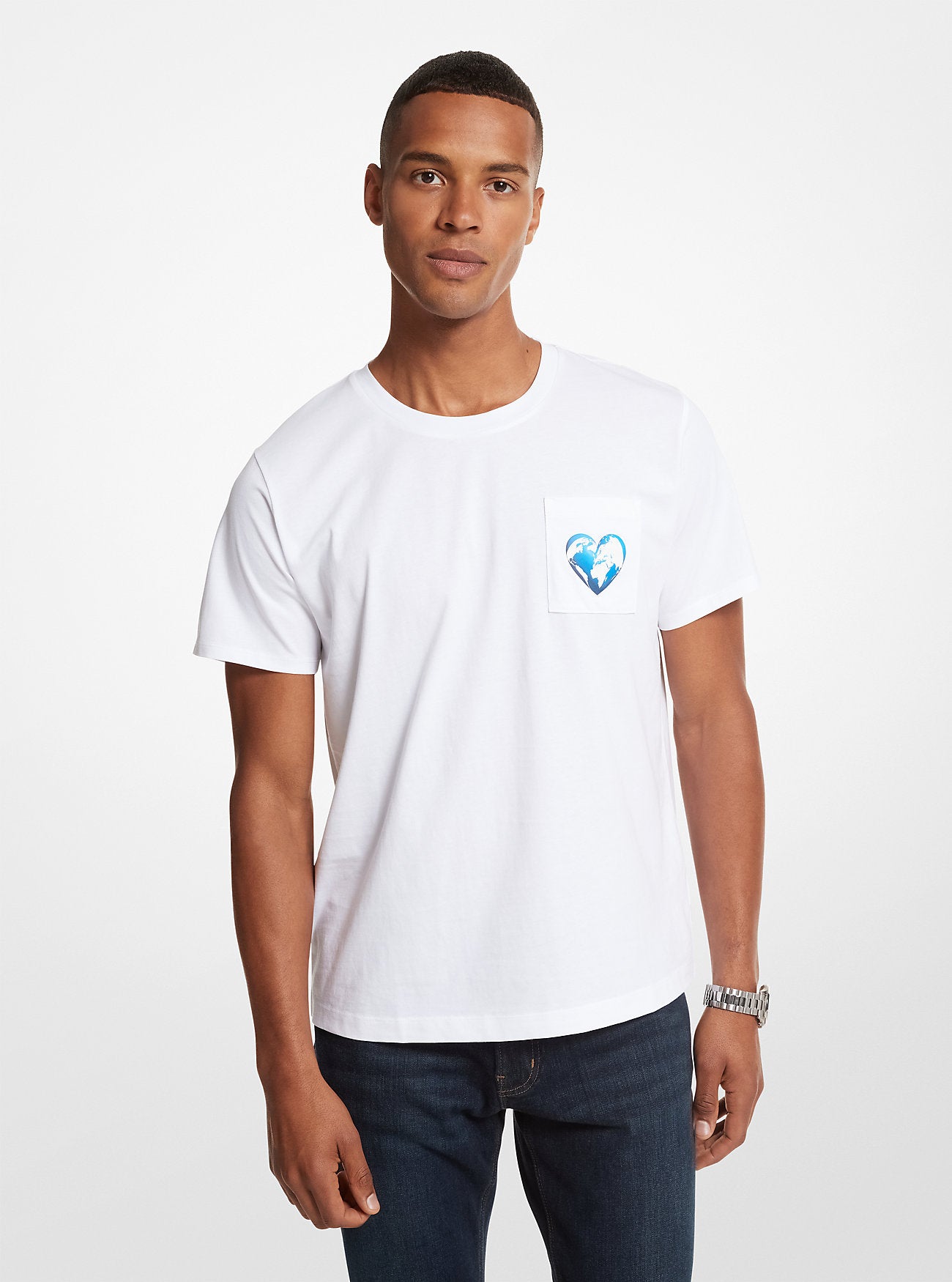 Watch Hunger Stop Organic Cotton Unisex T-Shirt WHITE