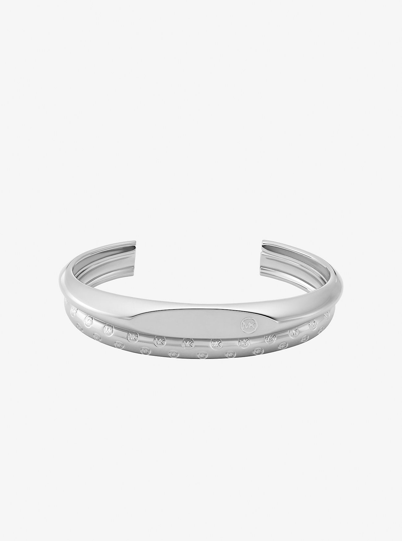 Logo Engraved Cuff SILVER