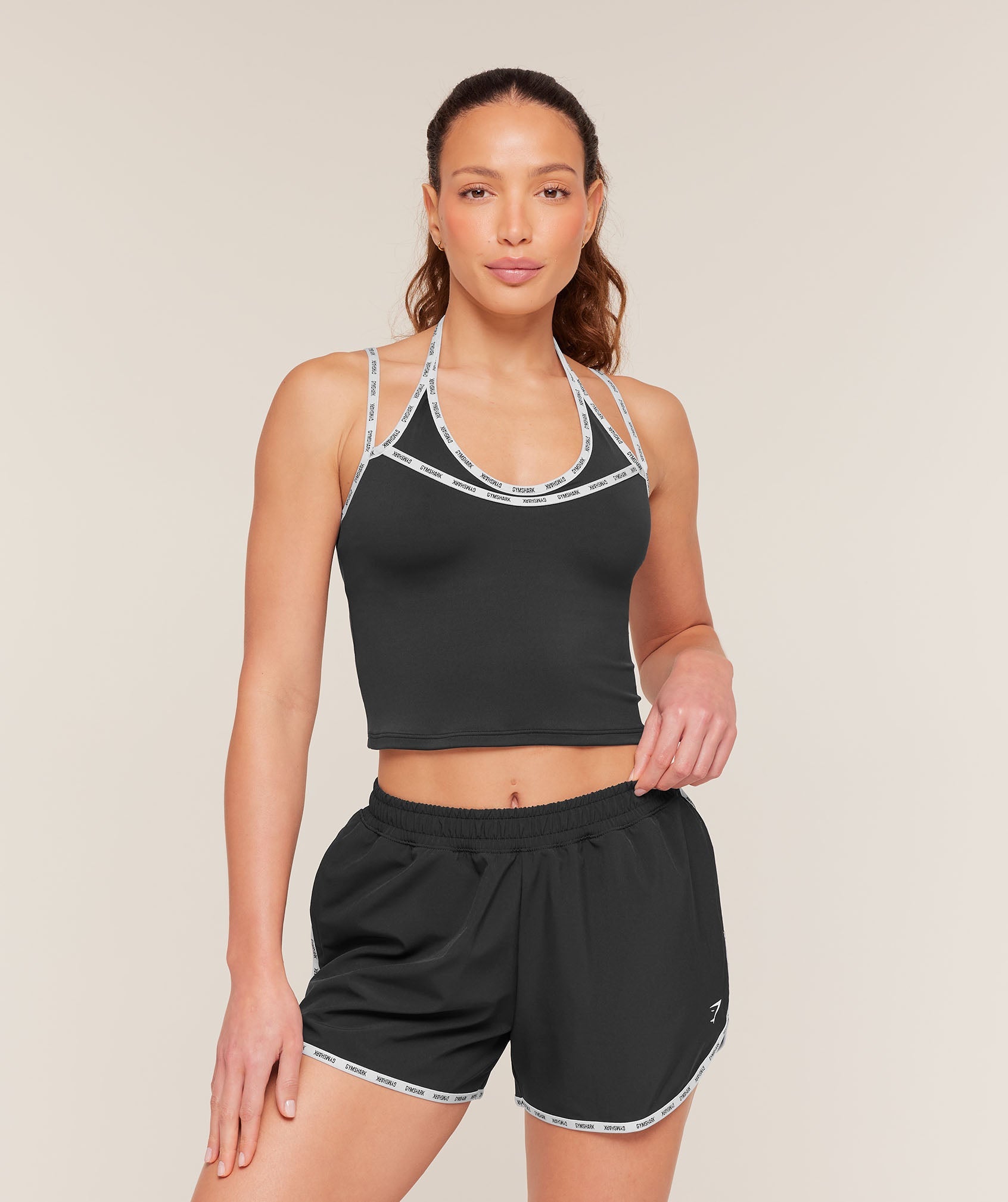 Gymshark Micro Logo Tank 'Black'