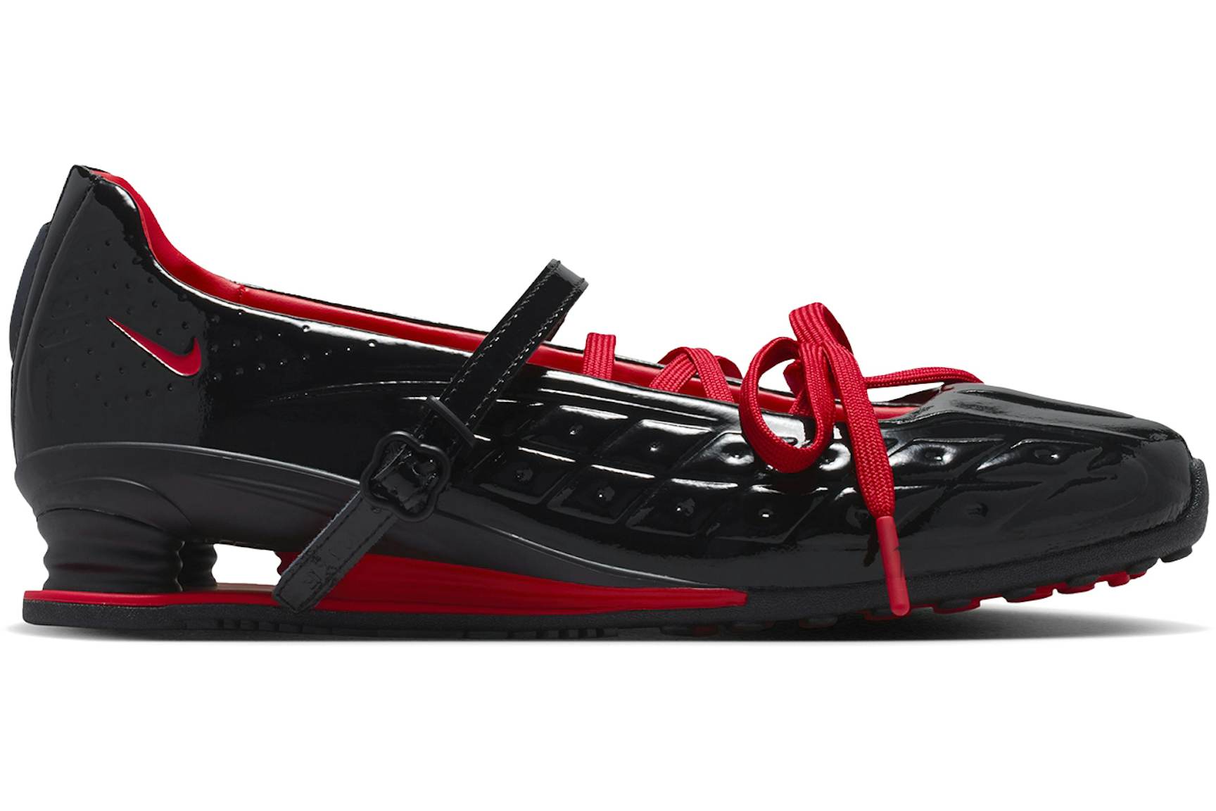 Nike Shox Z Calistra x LABELHOOD 'Black University Red' (Women's)