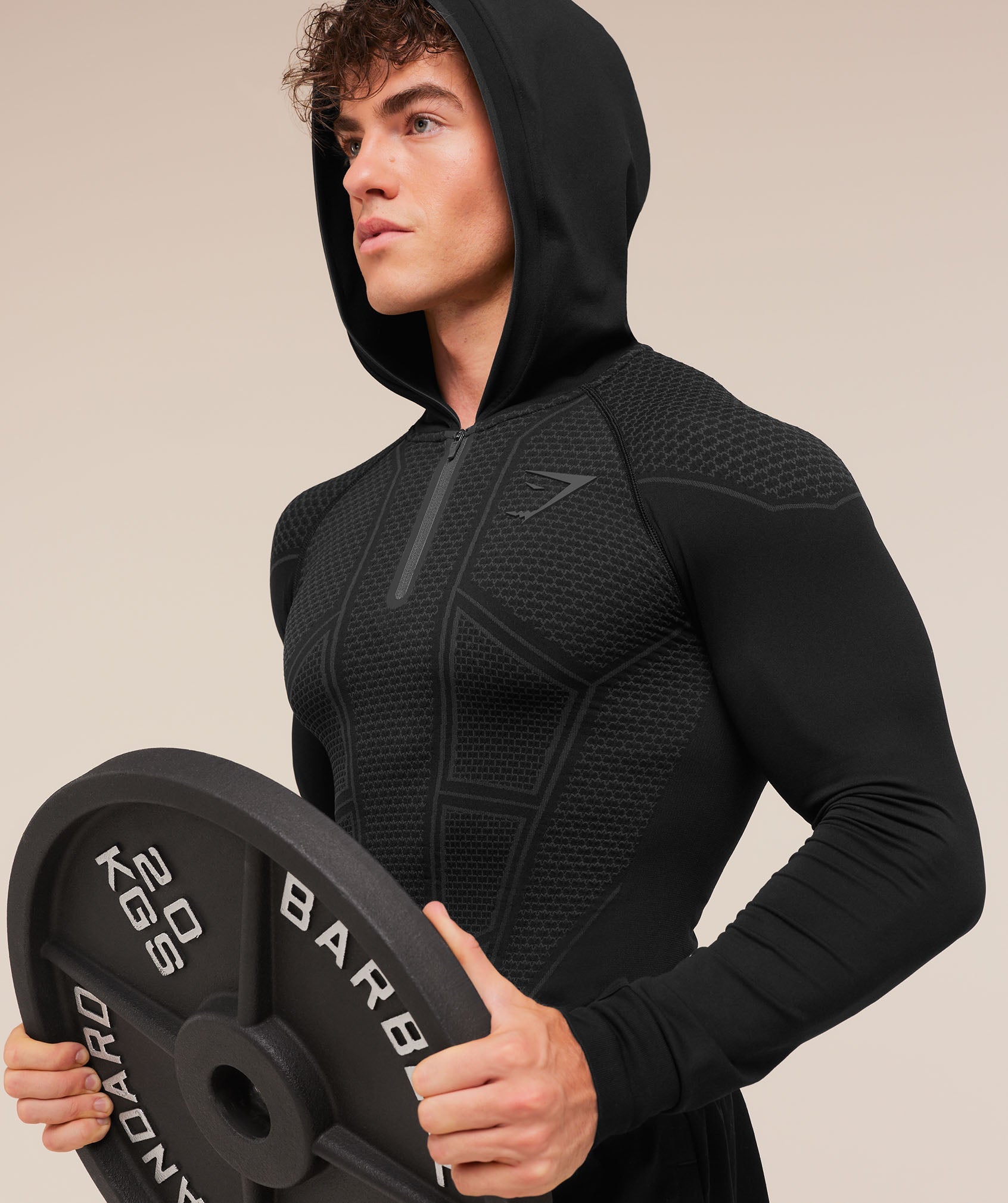 Gymshark Onyx V1 Hoodie 'Black Onyx Grey'