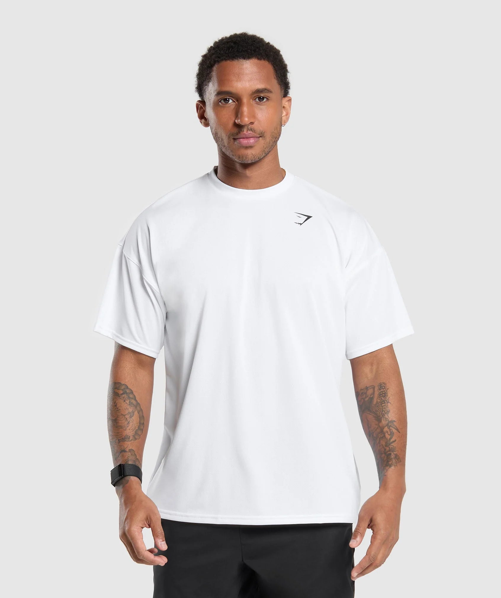 Gymshark Oversized Performance T-Shirt 'White'