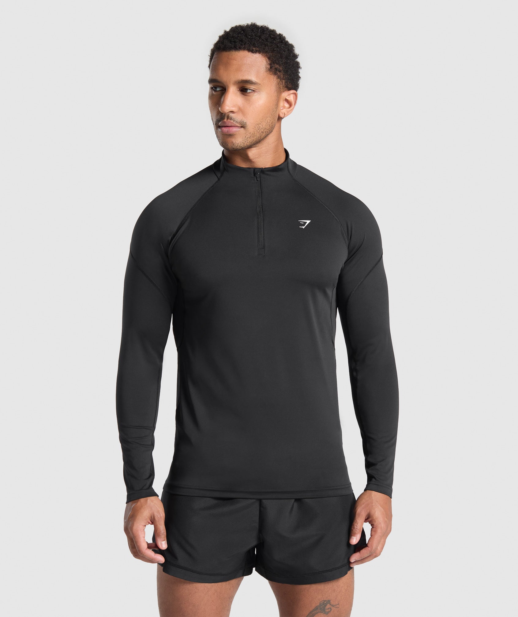 Gymshark Performance 1/4 Zip 'Black'