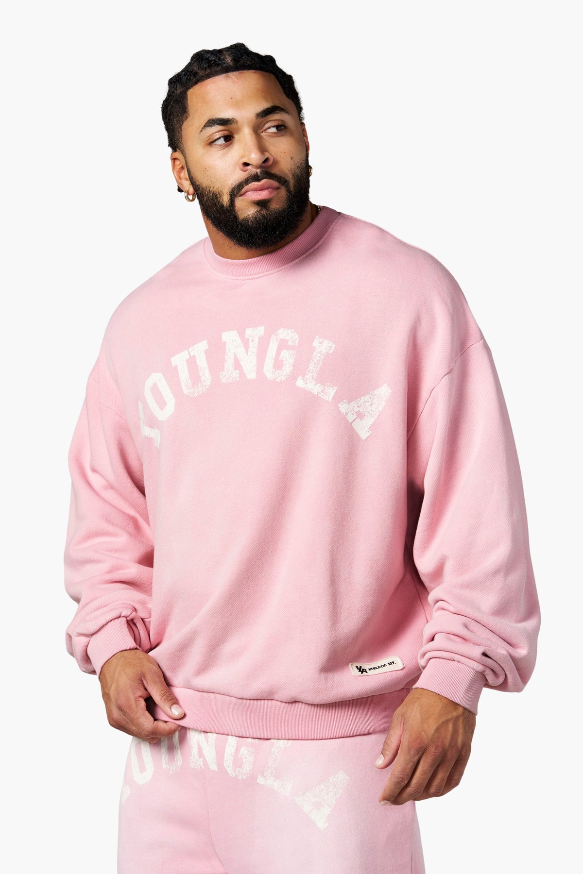 YoungLA 5261 - Arc Collection - Crewnecks 'Pink Wash'
