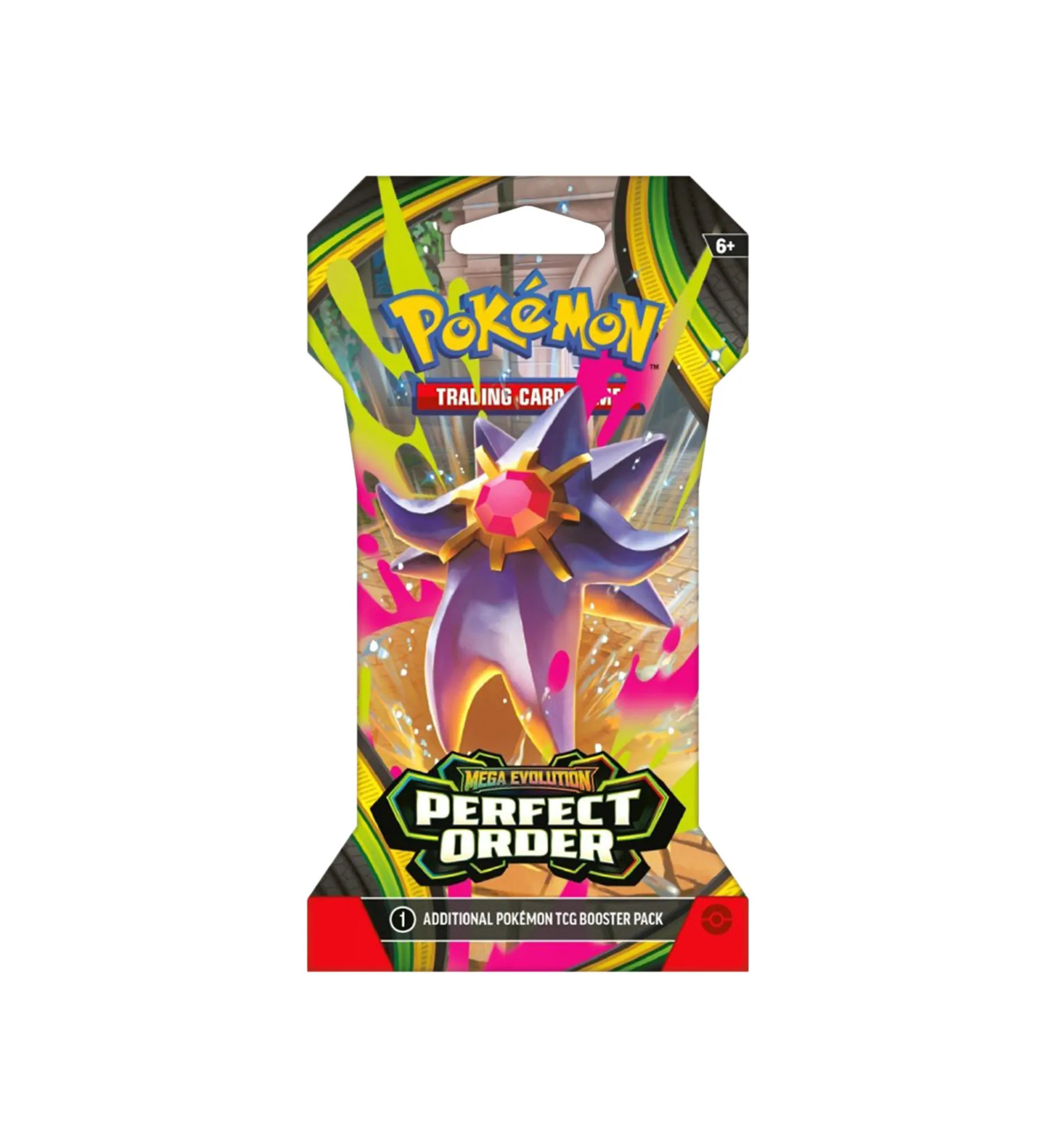 Pokémon Mega Evolution: Perfect Order Sleeved Booster Pack (Mega Starmie Artwork)