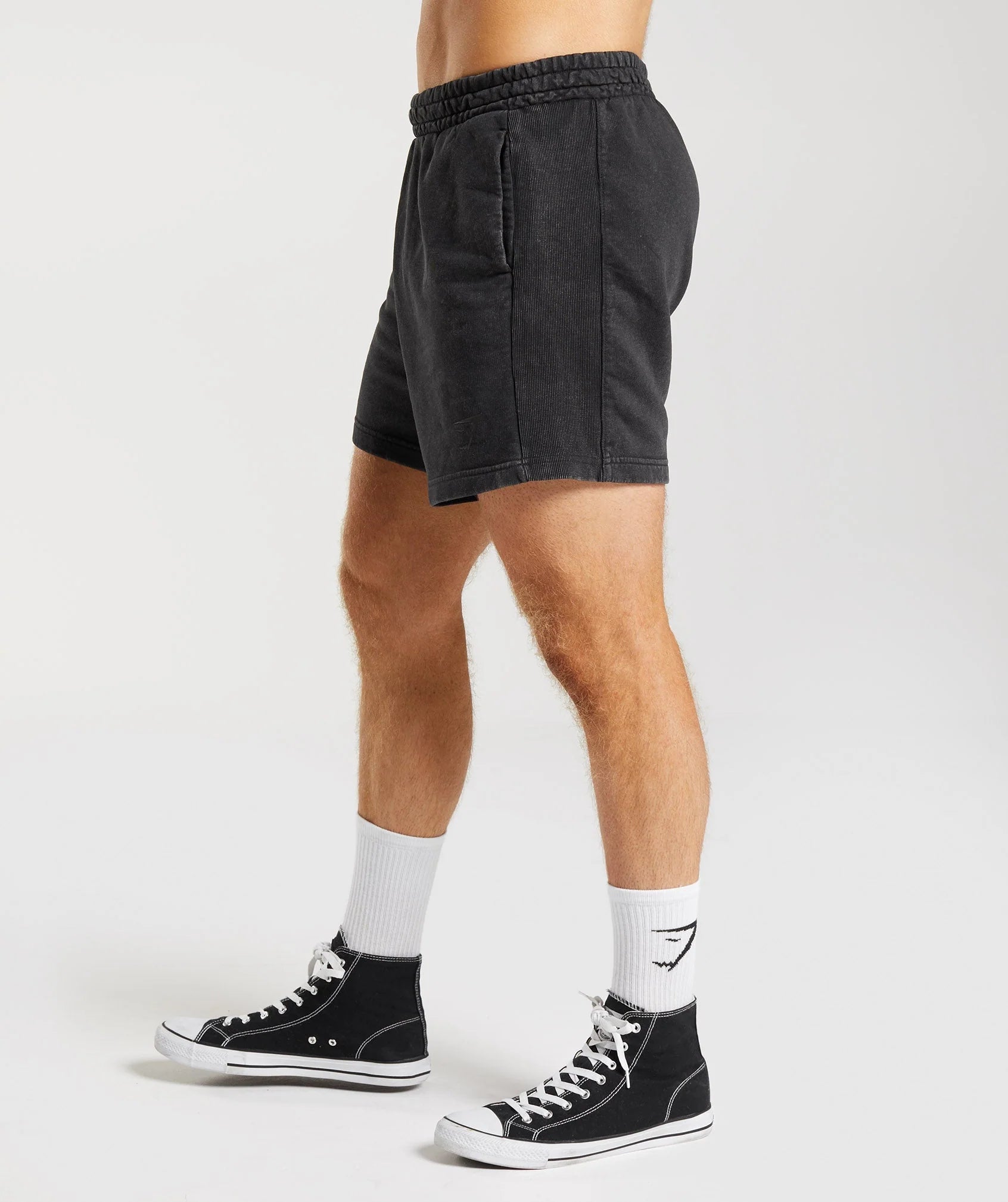 Gymshark Power Washed 5" Shorts 'Black'