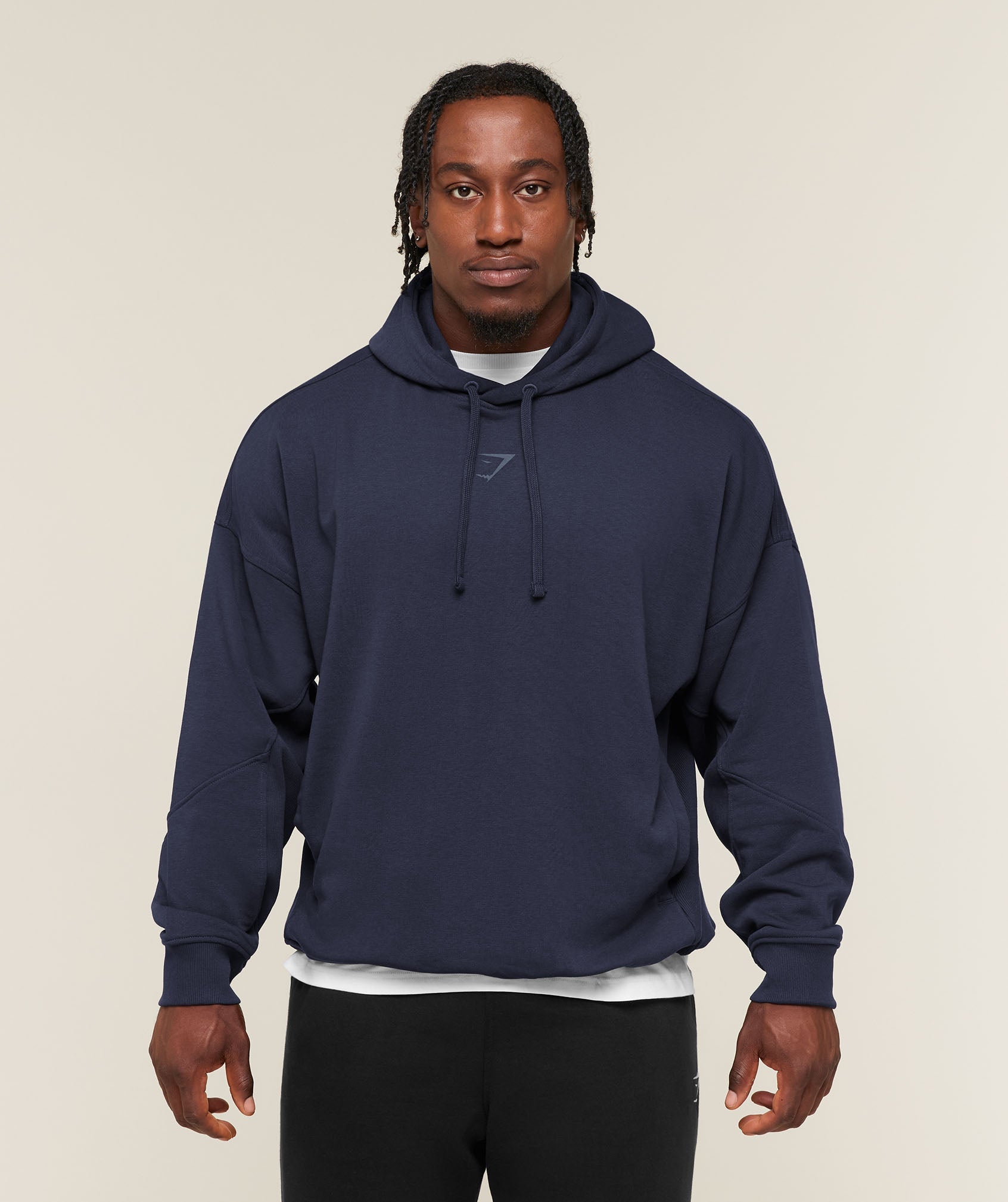 Gymshark Power Hoodie 'Heavy Blue Shadow Blue'