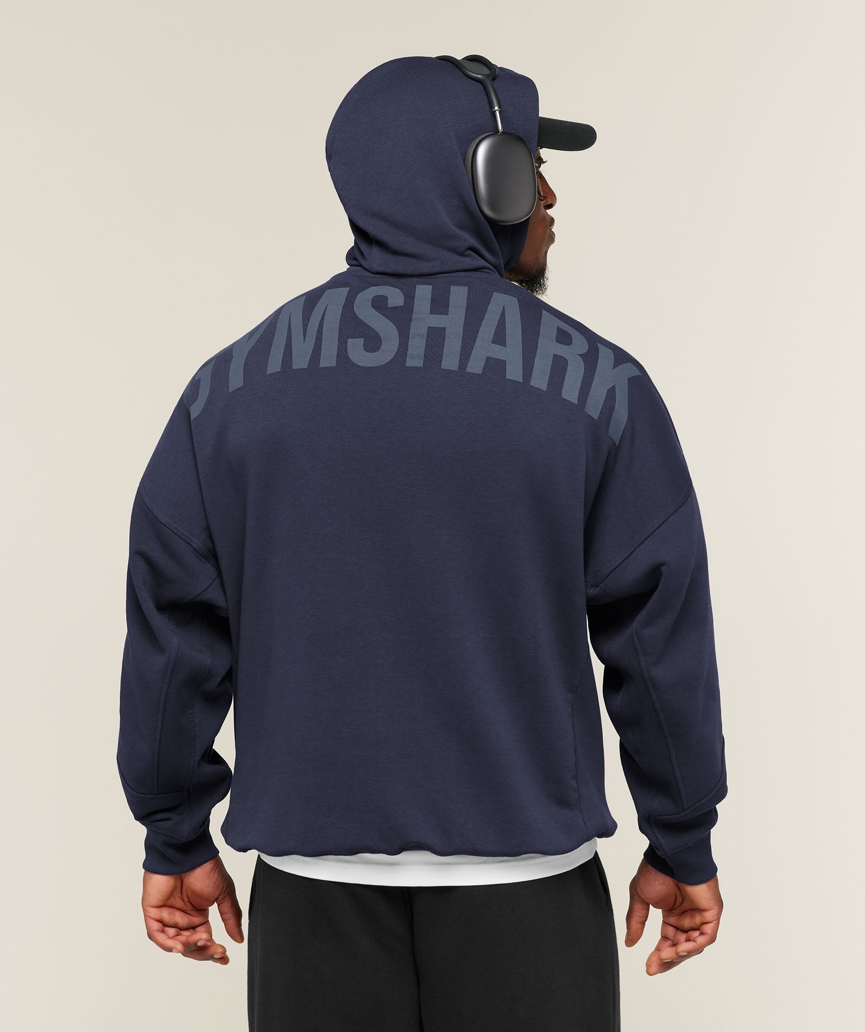 Gymshark Power Hoodie 'Heavy Blue Shadow Blue'