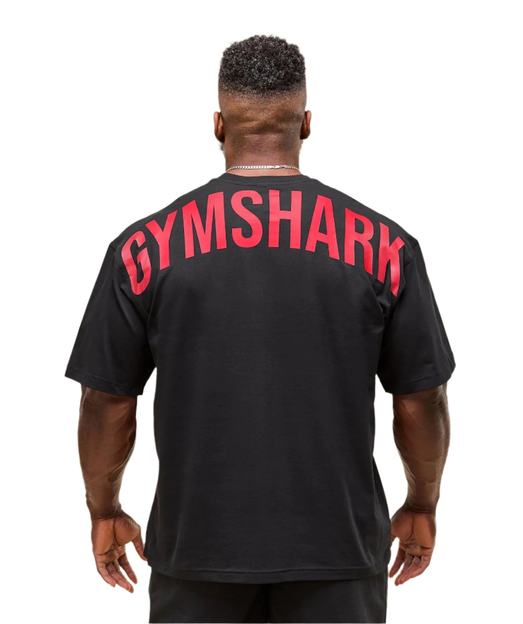 Gymshark Power T-Shirt - Black/Conditioning Red