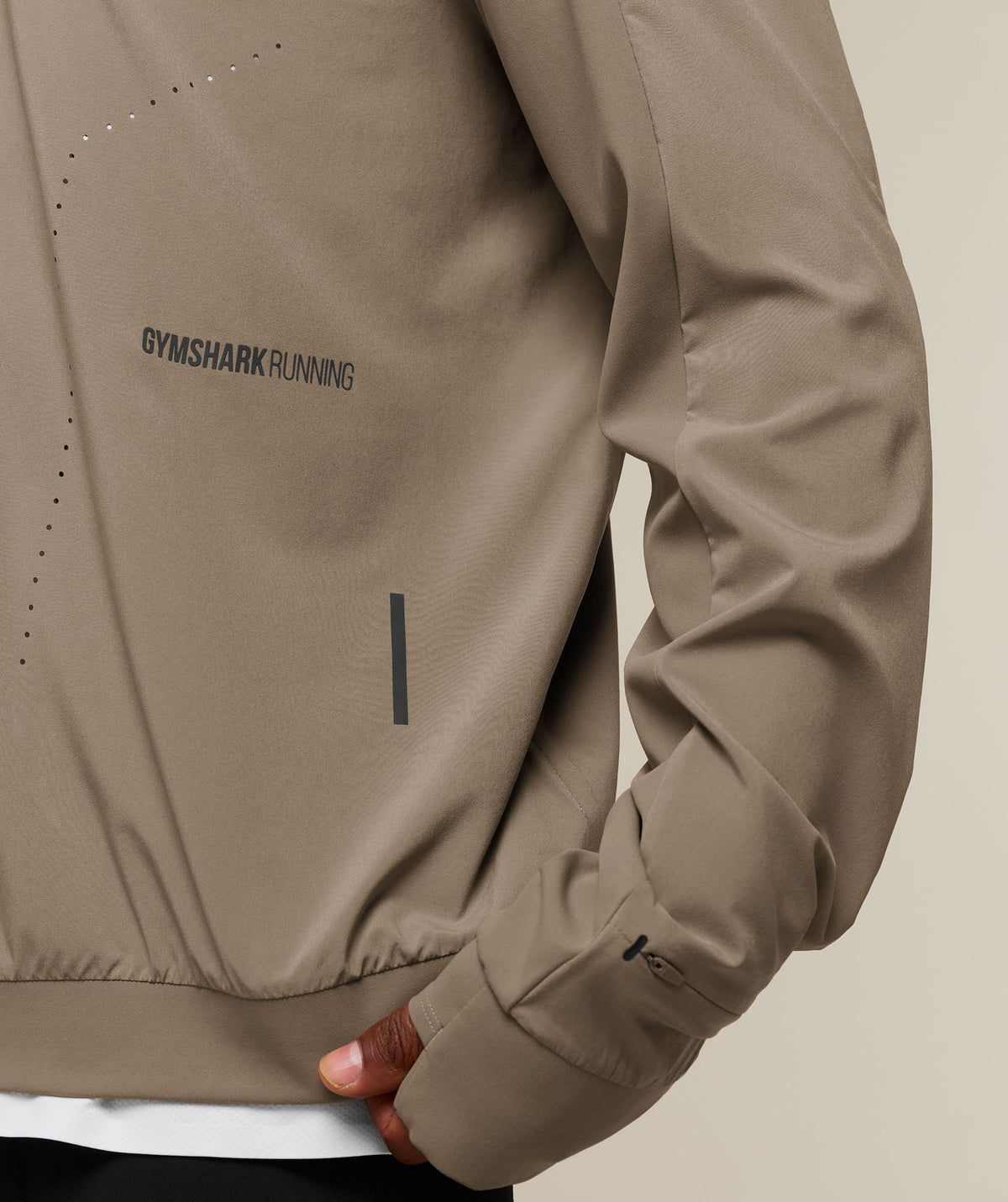 Gymshark Running Elite Crew 'Lifestyle Brown'