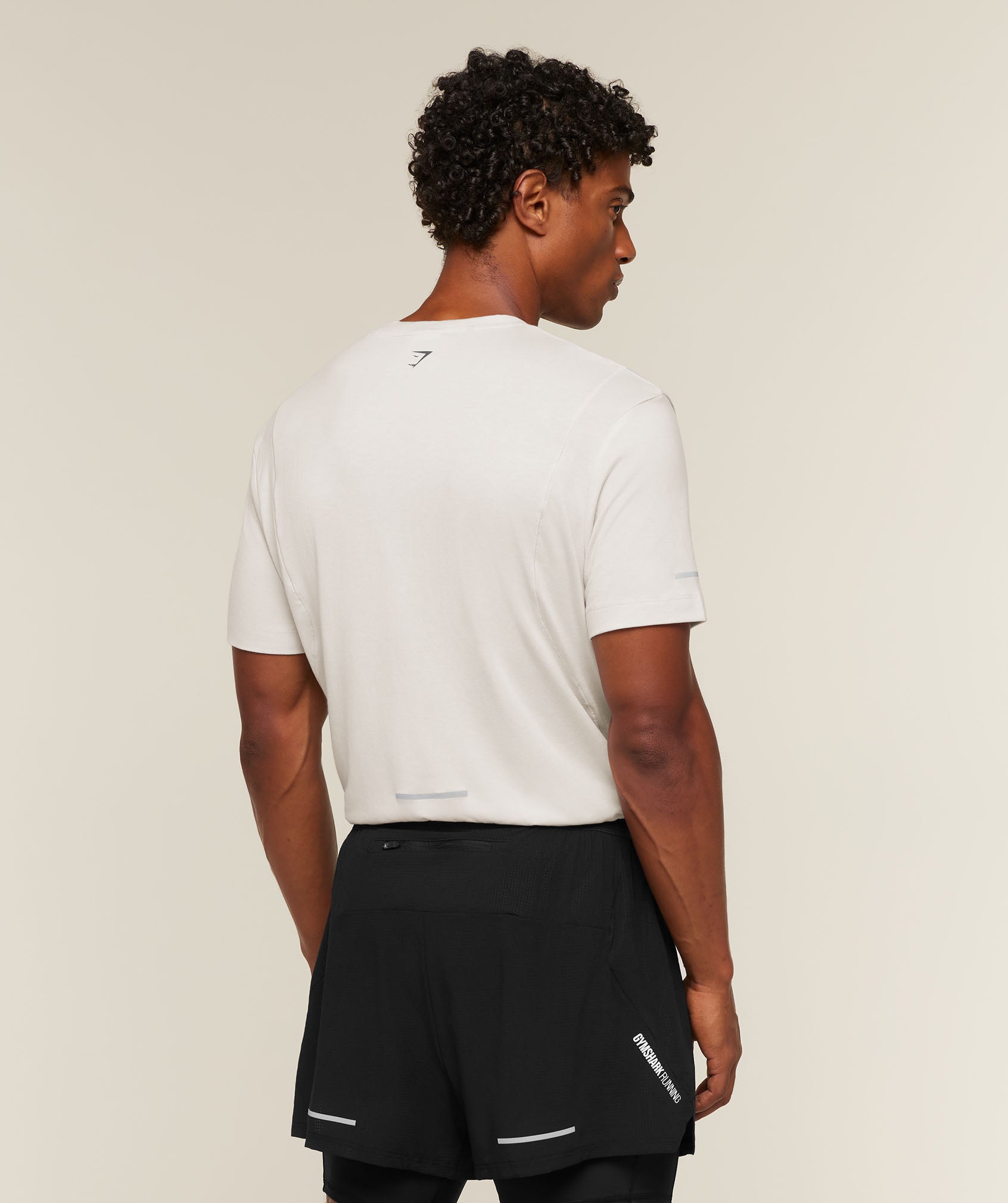 Gymshark Running Boxy T-Shirt 'Mist Grey'
