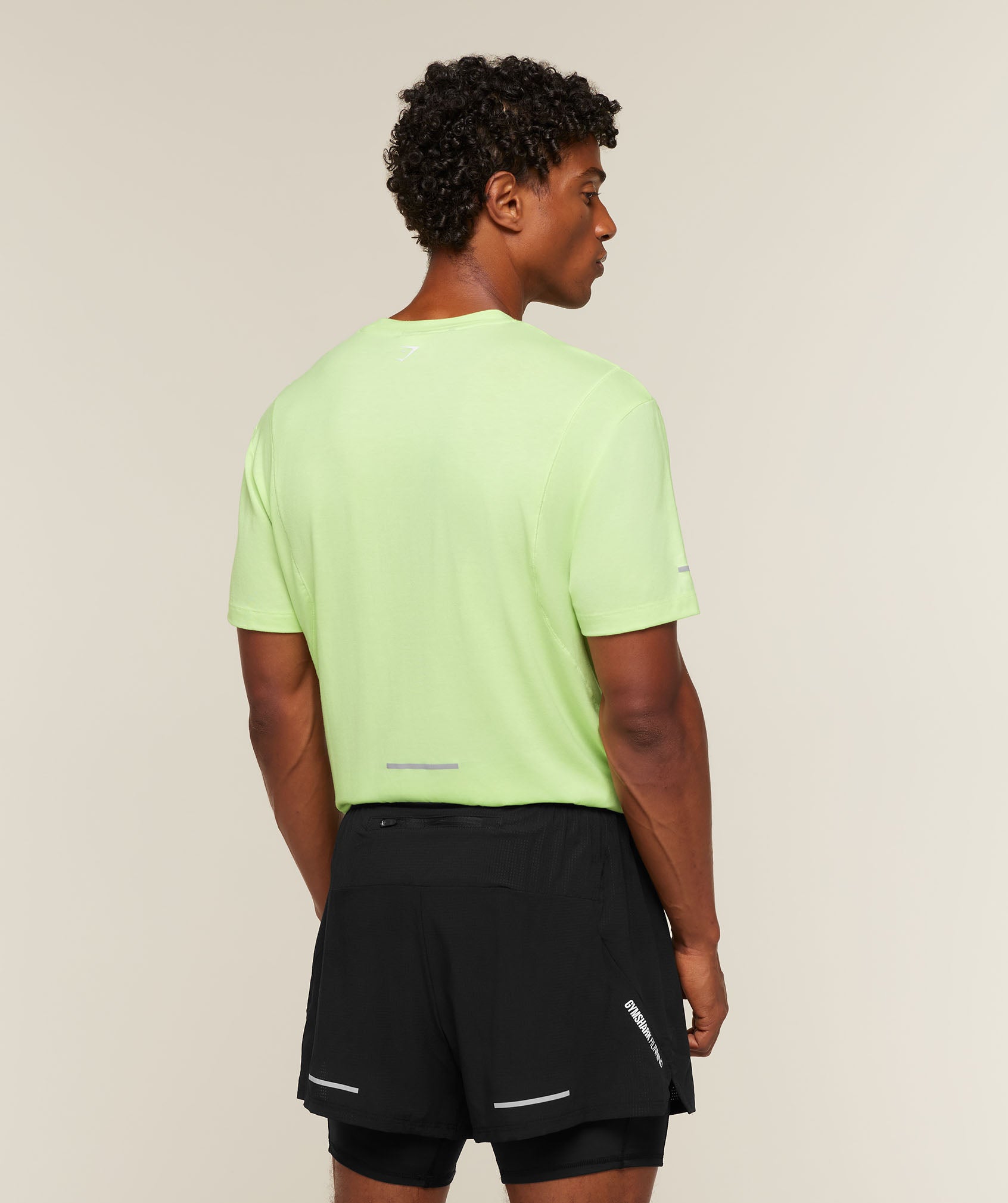 Gymshark Running Boxy T-Shirt 'Pace Green'