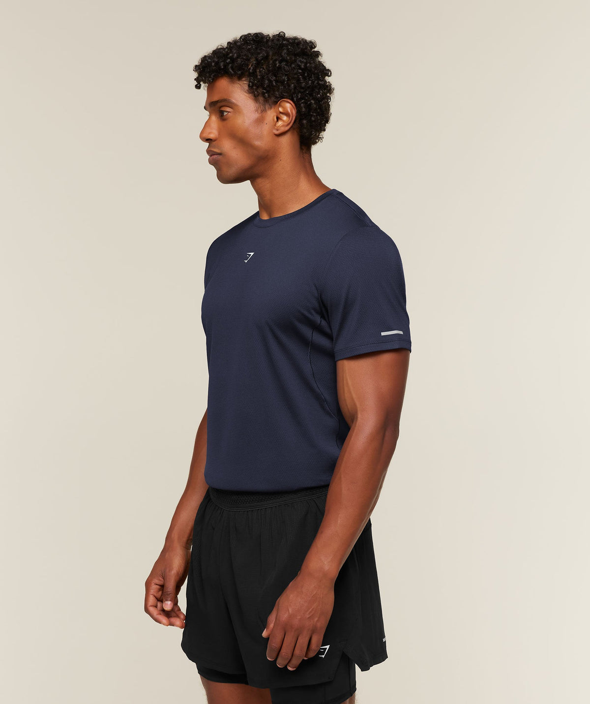 Gymshark Running T-Shirt 'Heavy Blue'