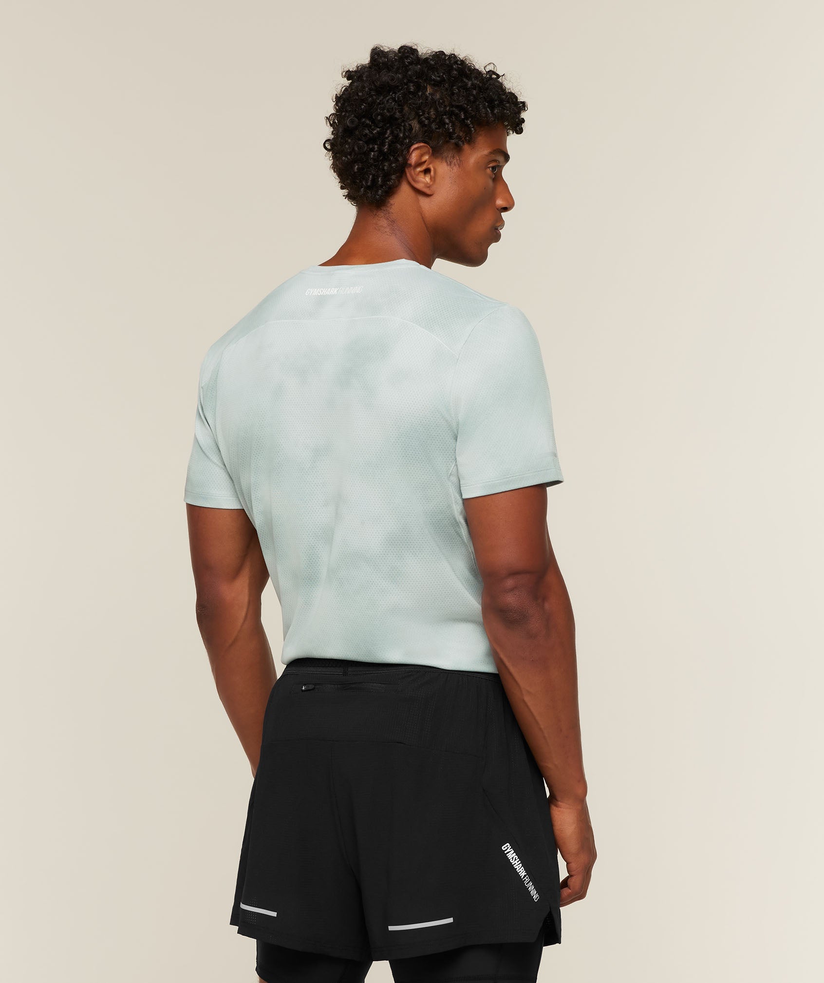 Gymshark Running T-Shirt 'Light Grey'