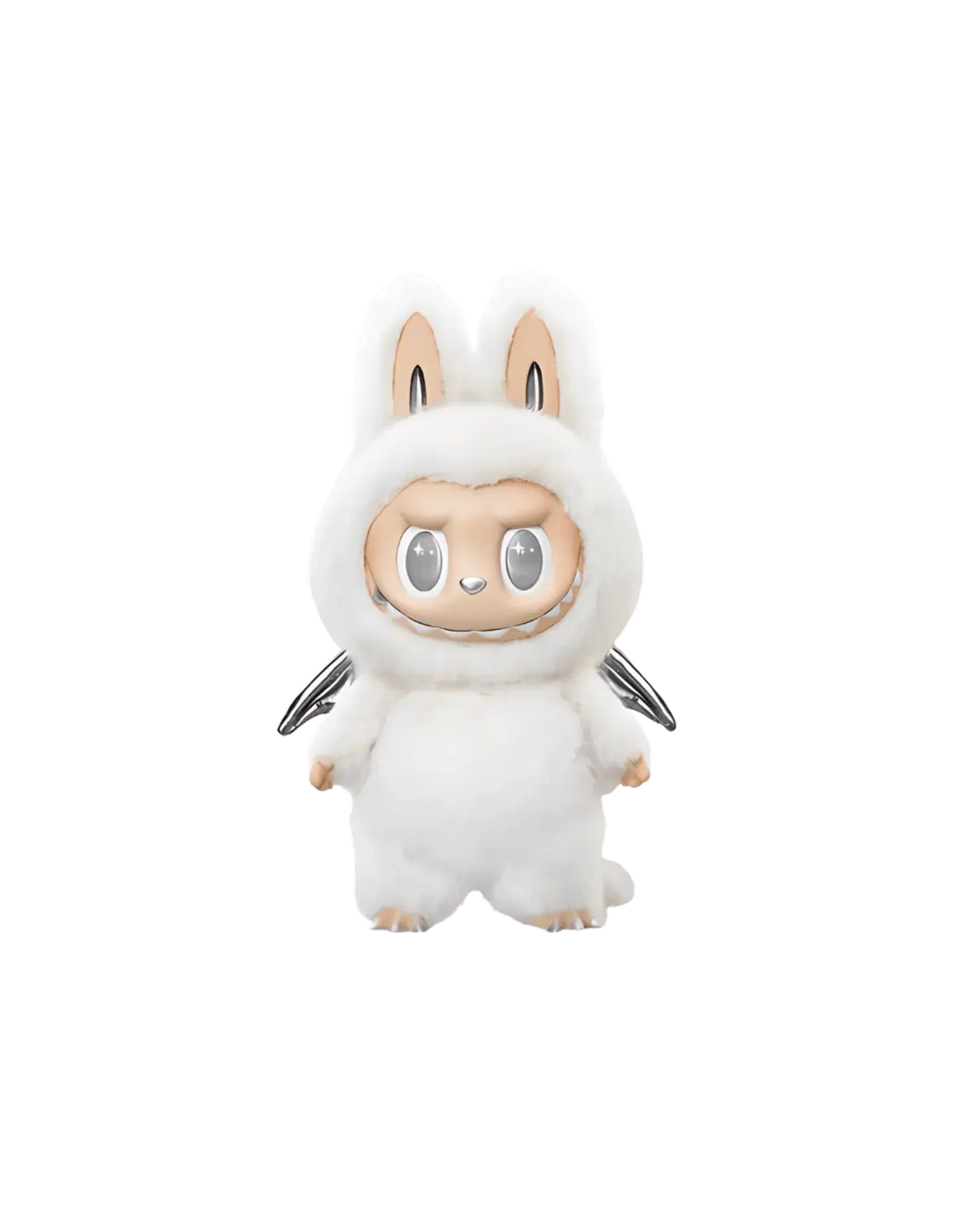 Pop Mart The Monsters Labubu Zimomo Angel in Clouds Figure + Tote Bag