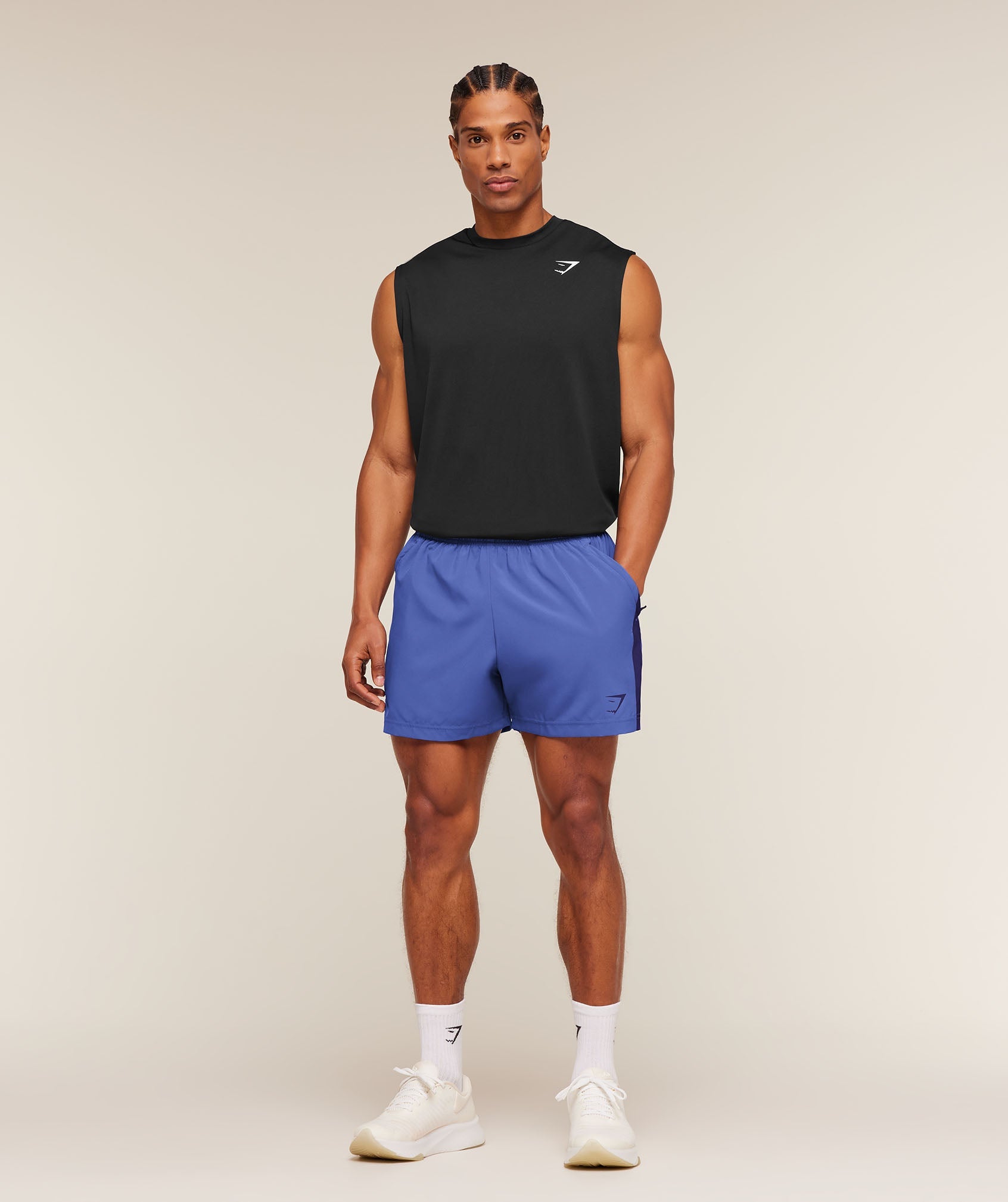 Gymshark Sport 5" Shorts 'Force Blue Indigo Purple'