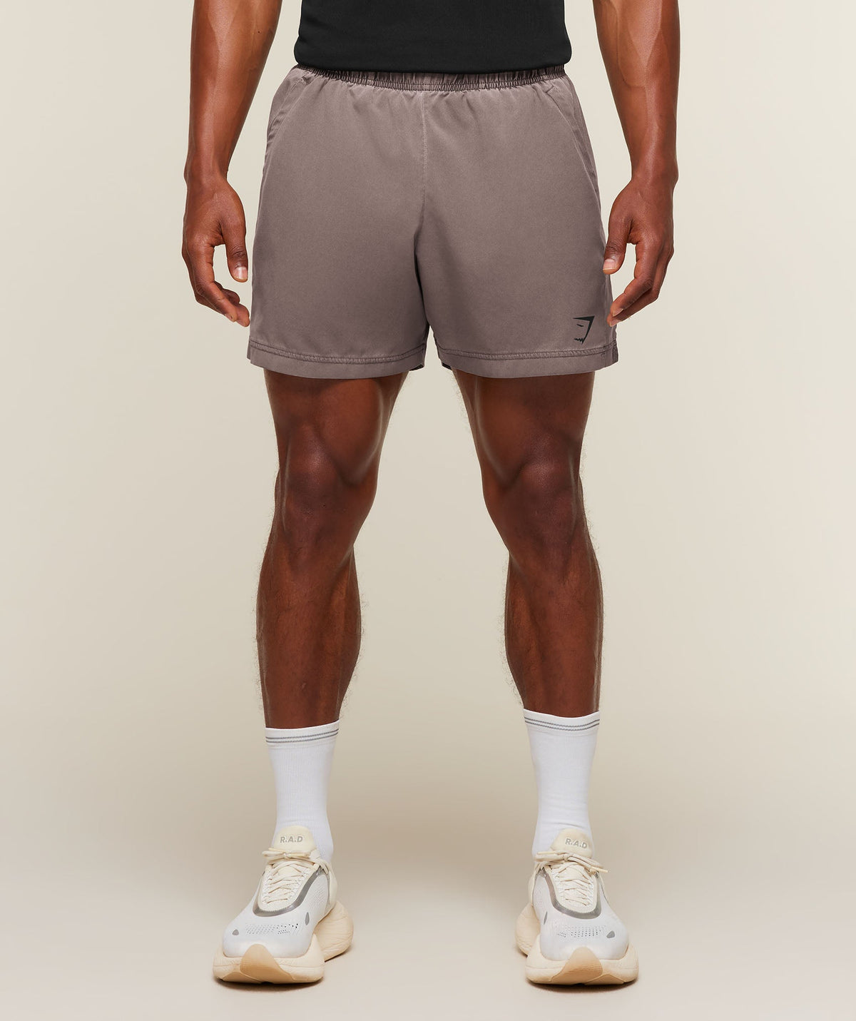 Gymshark Sport Washed Shorts 'Soft Brown Wash'