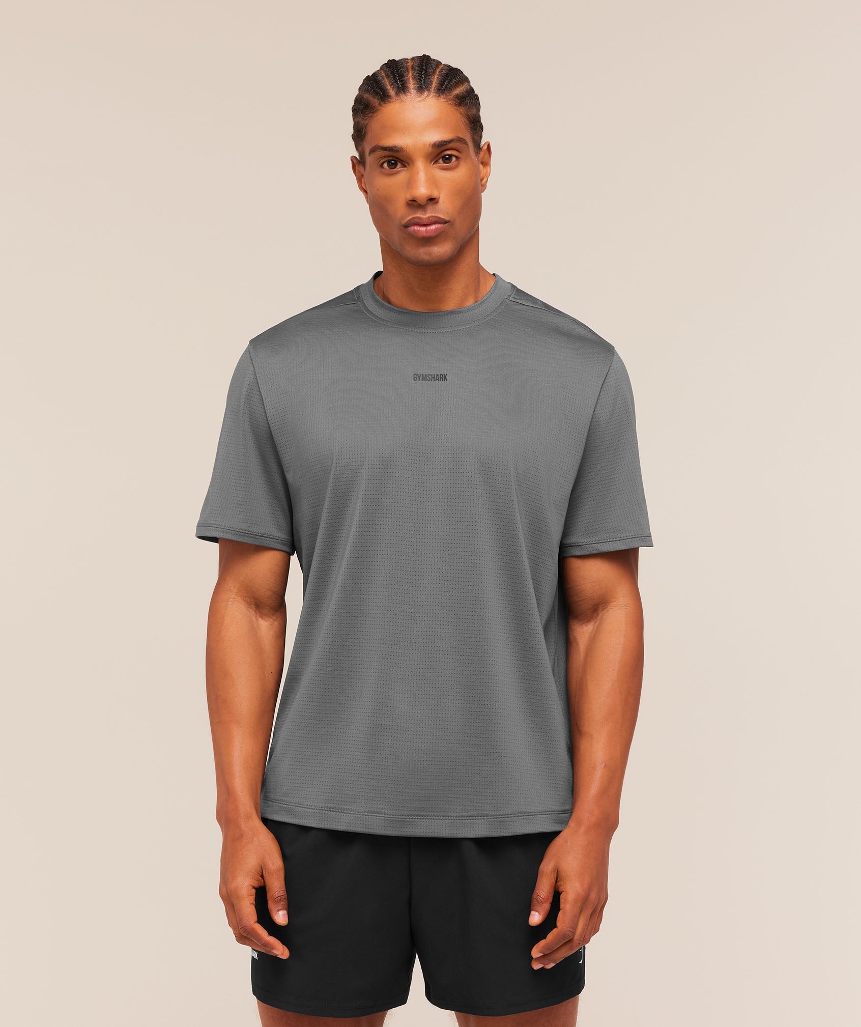 Gymshark Train T-Shirt 'Dark Grey'