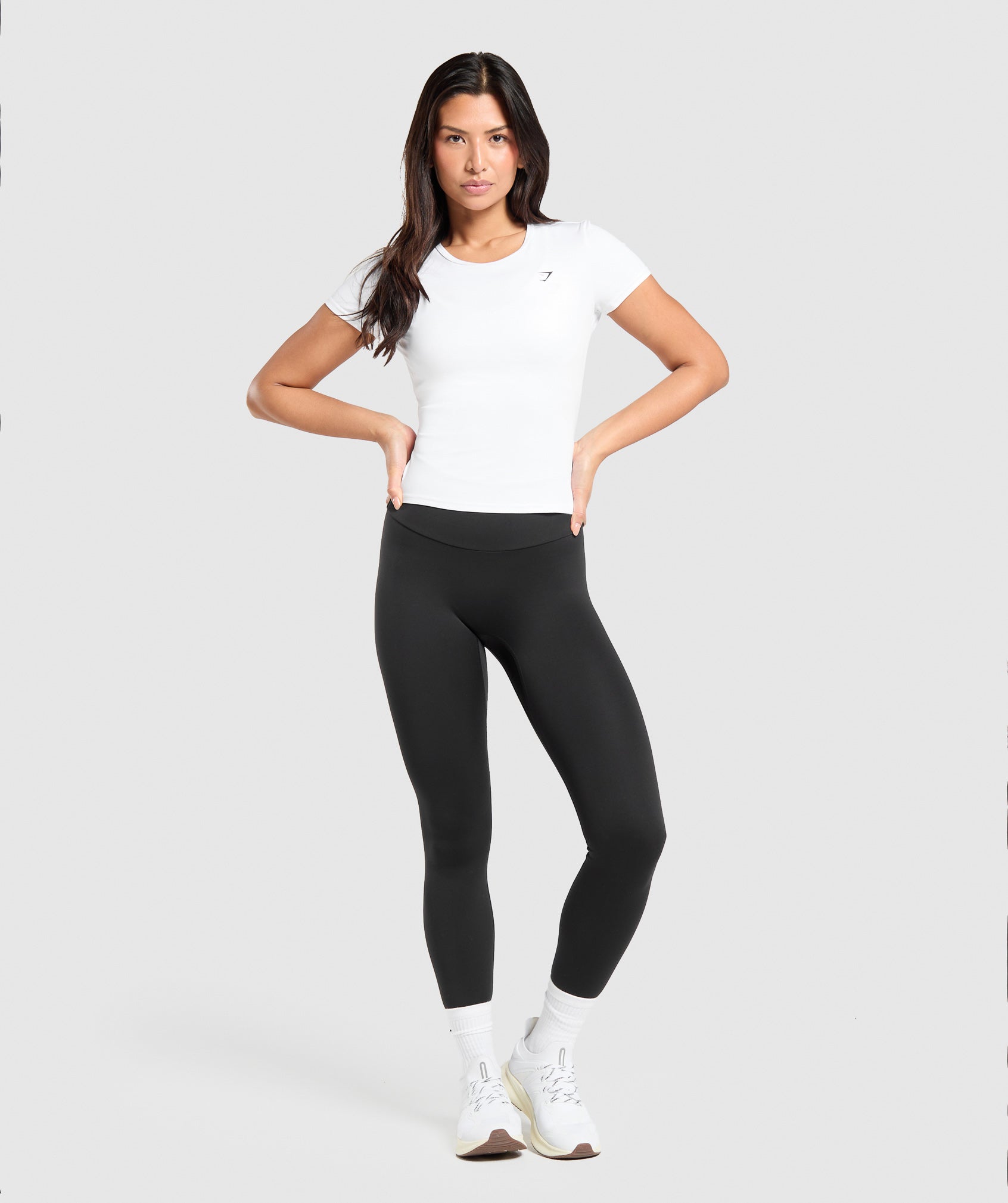 Gymshark Training Baby Tee 'White'