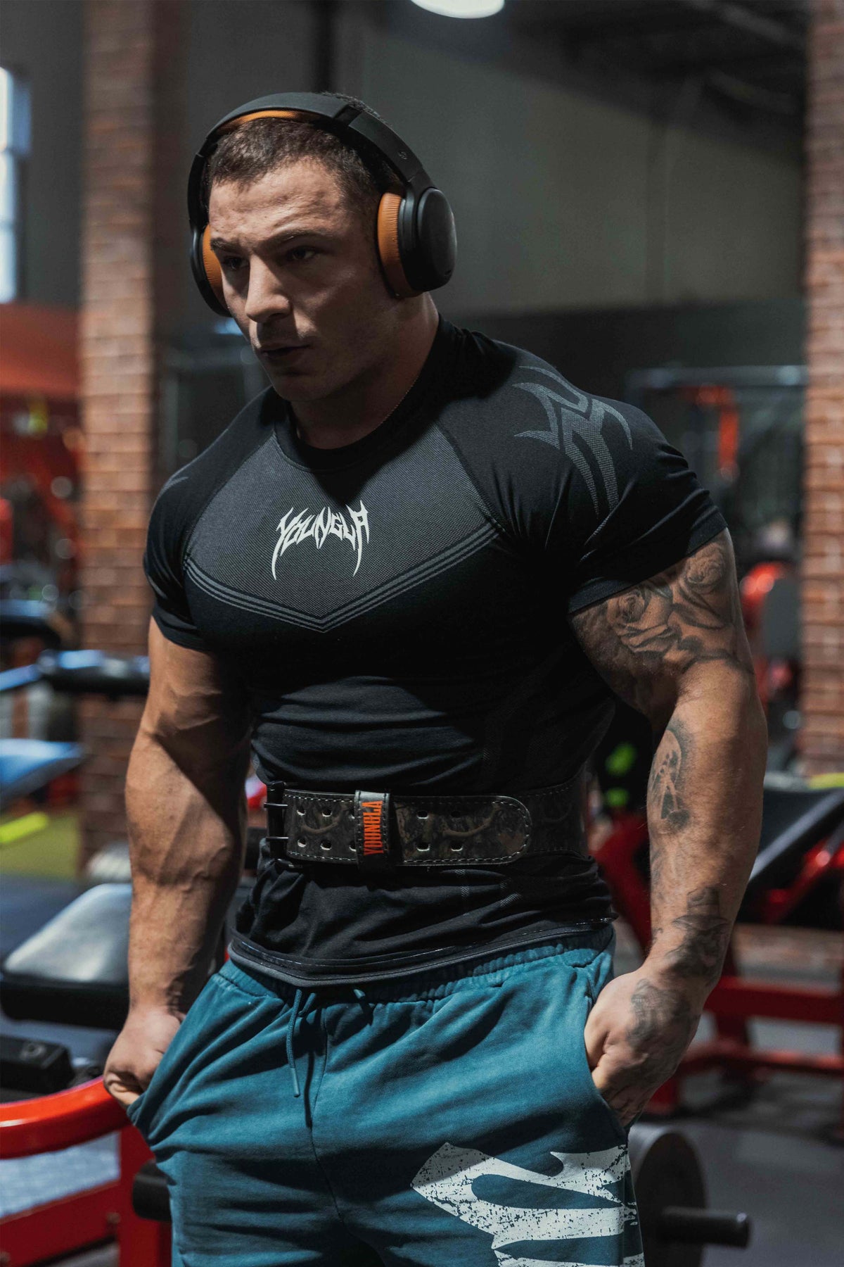 YoungLA 4041 - Warrior Compression Tees 'Black'