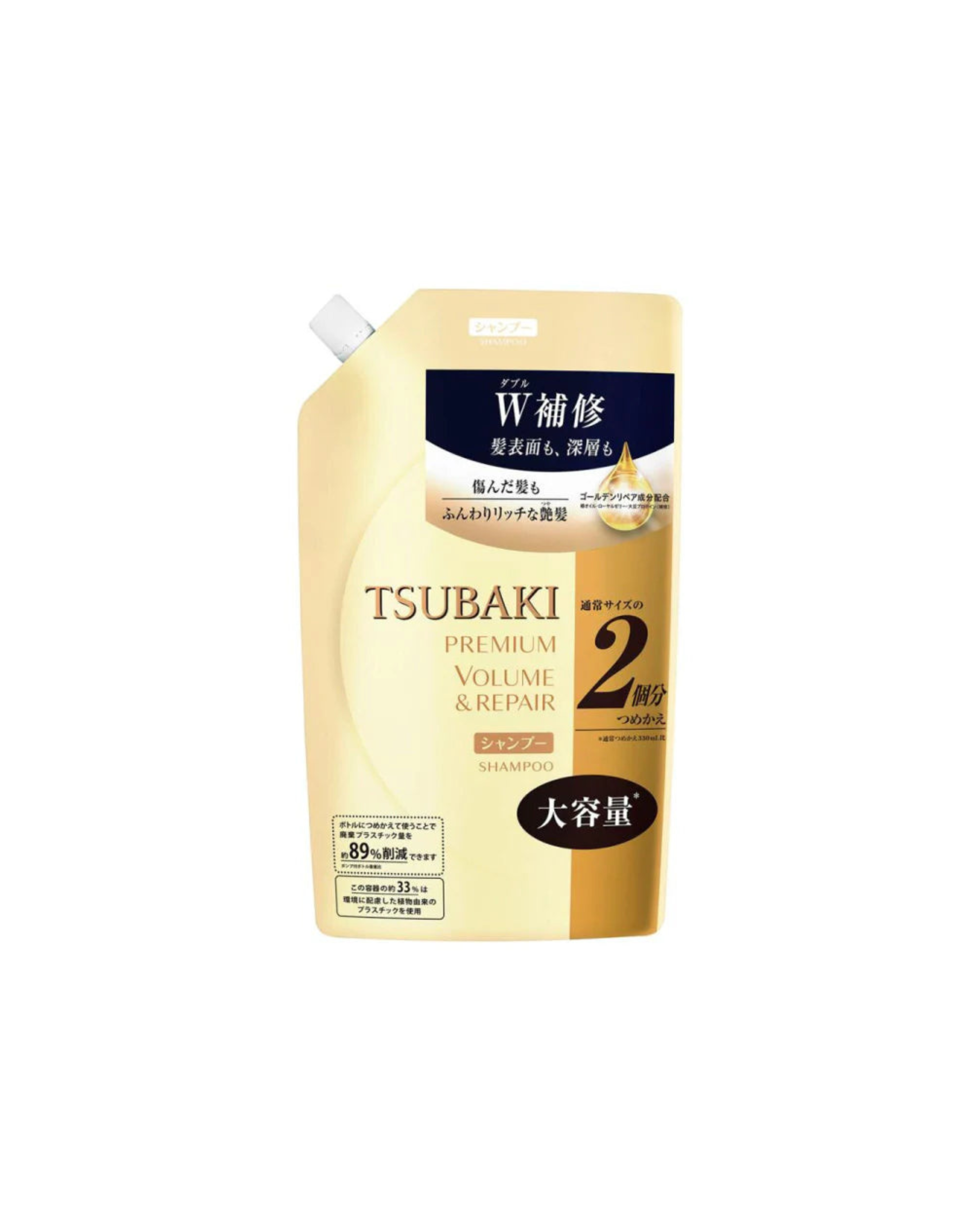 Tsubaki Premium Volume & Repair Shampoo 600ml Refill Pack